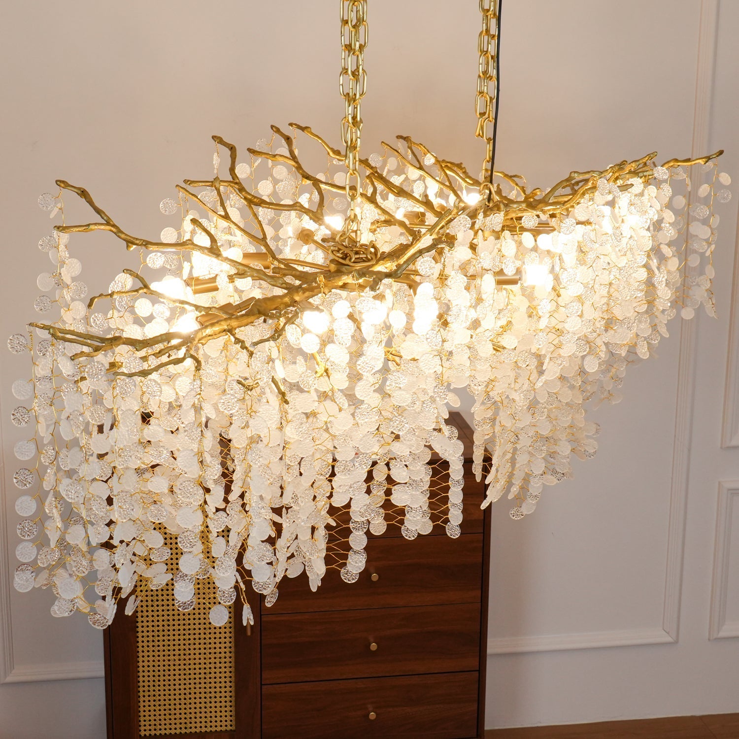 Lustra Pendant Lamp Crystal Dewdrop - Letslighting