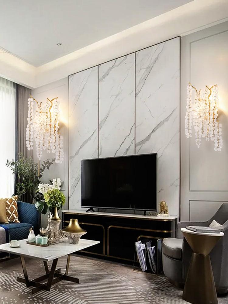 Citalos Postmodern Luxury Crystal Wall Lamp - Letslighting