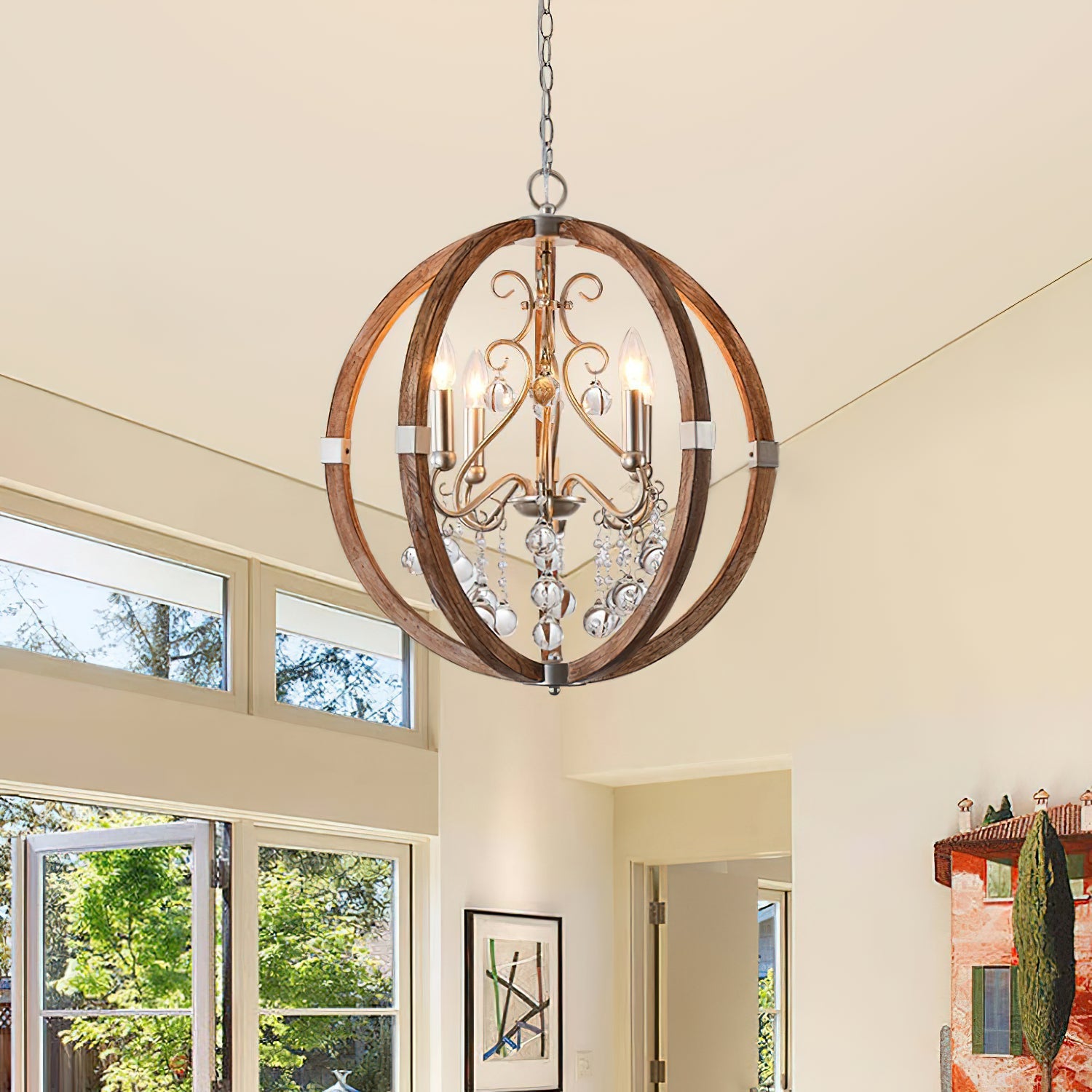 Oltheyra Premium Elegance Wooden Pendant Lamp - Letslighting