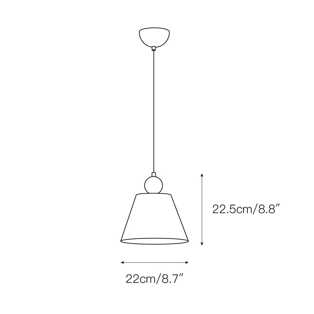 Aurmaren Vintage Industrial Fabric Chandelier - Letslighting