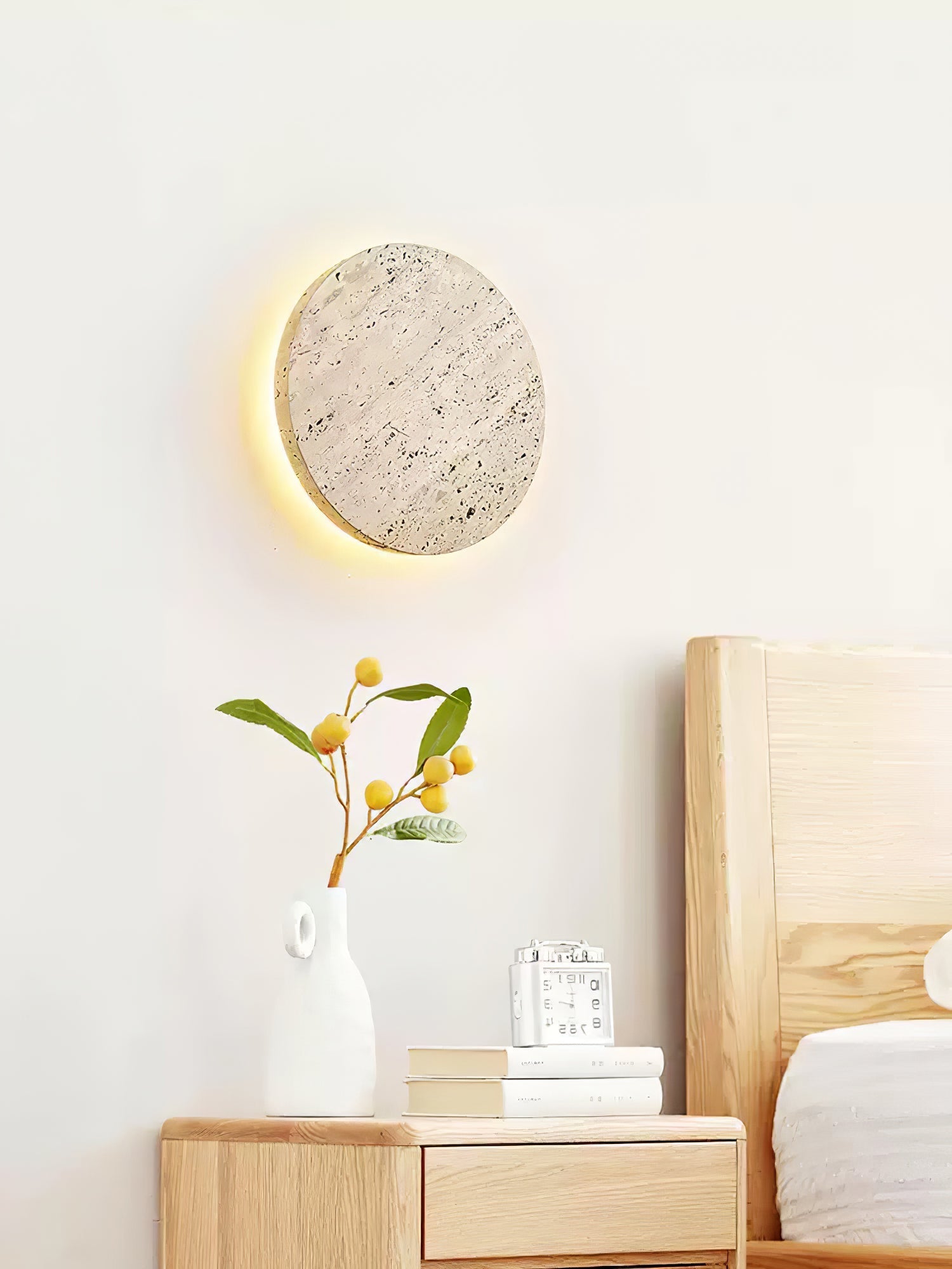 Siena Modern Travertine Wall Light