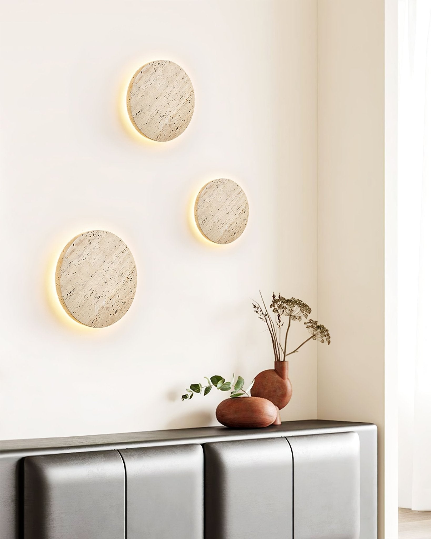 Siena Modern Travertine Wall Light