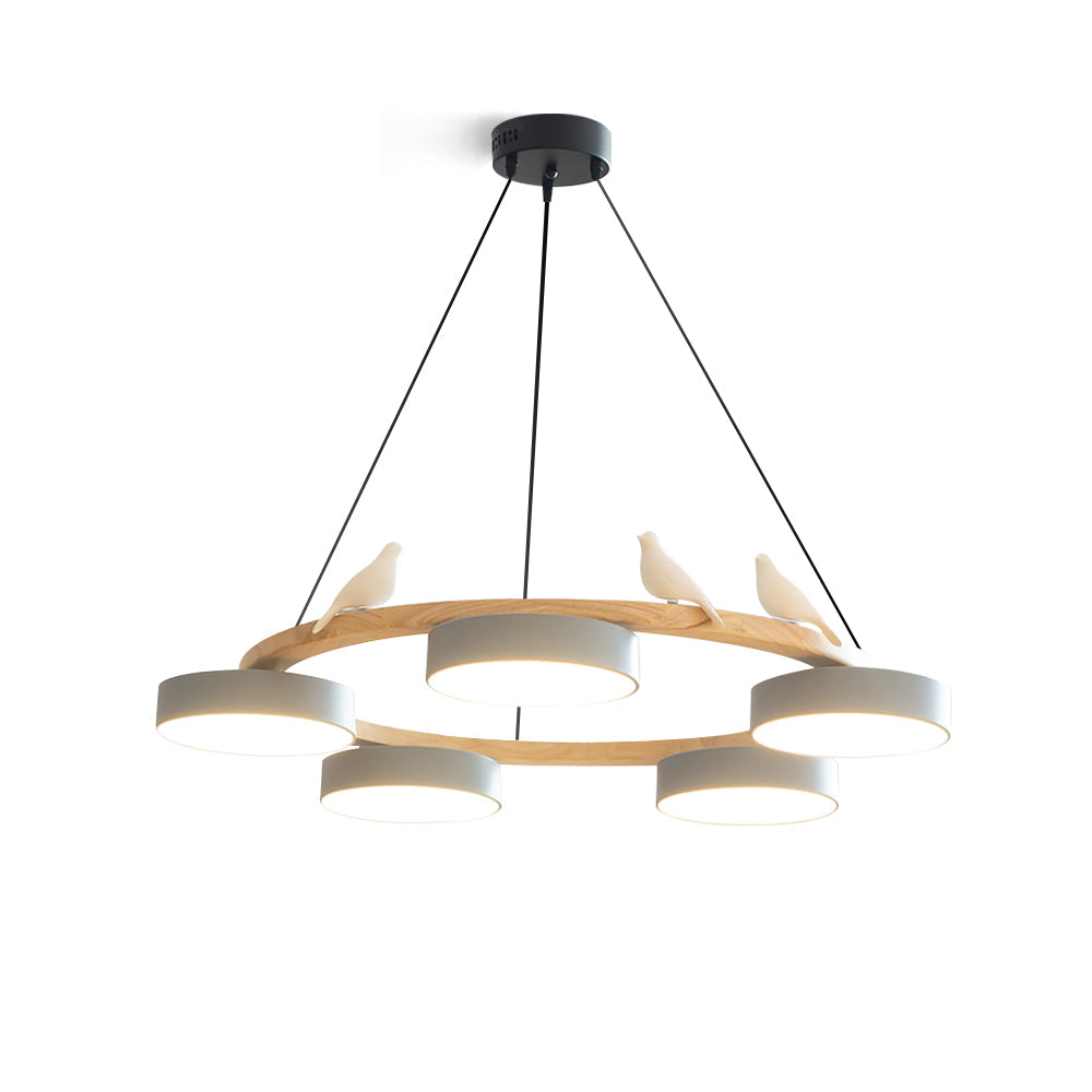 Muto  Chandelier Bird Round