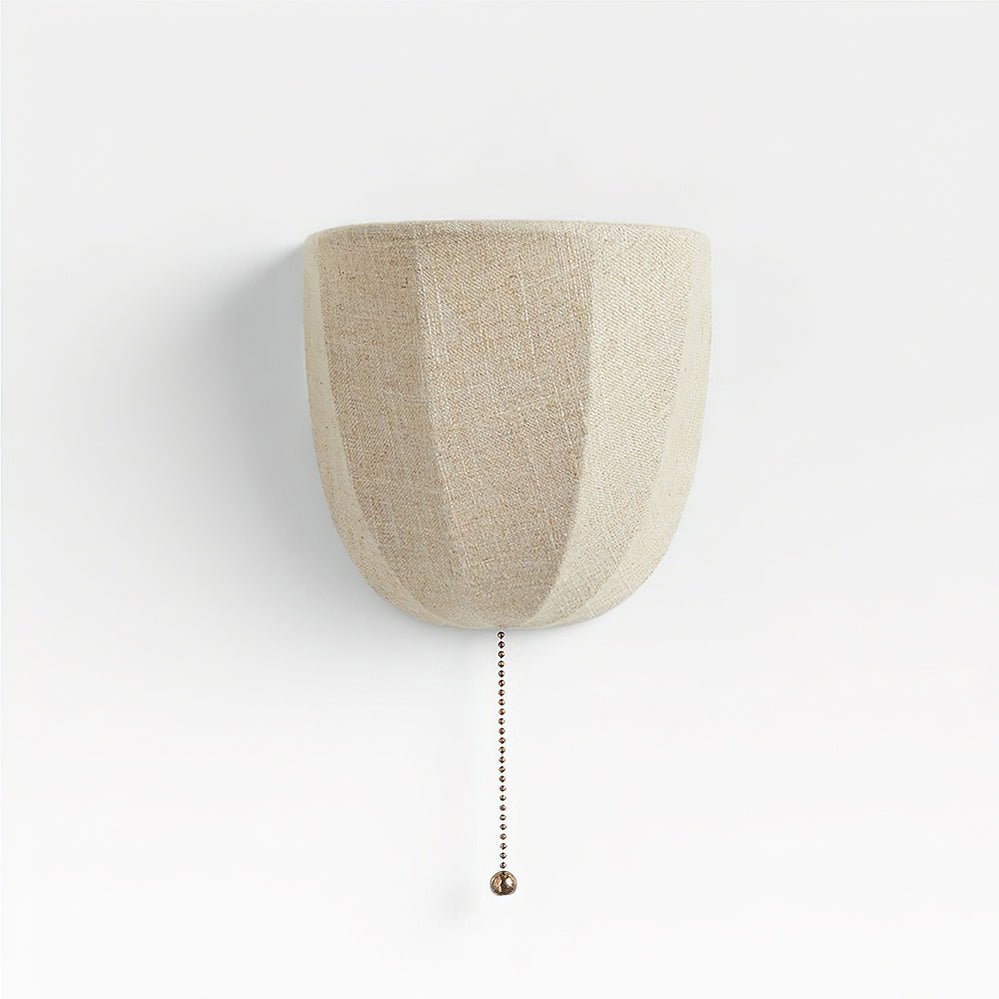 Griswold Natural Linen Fabric Sconce Wall lamp - Letslighting