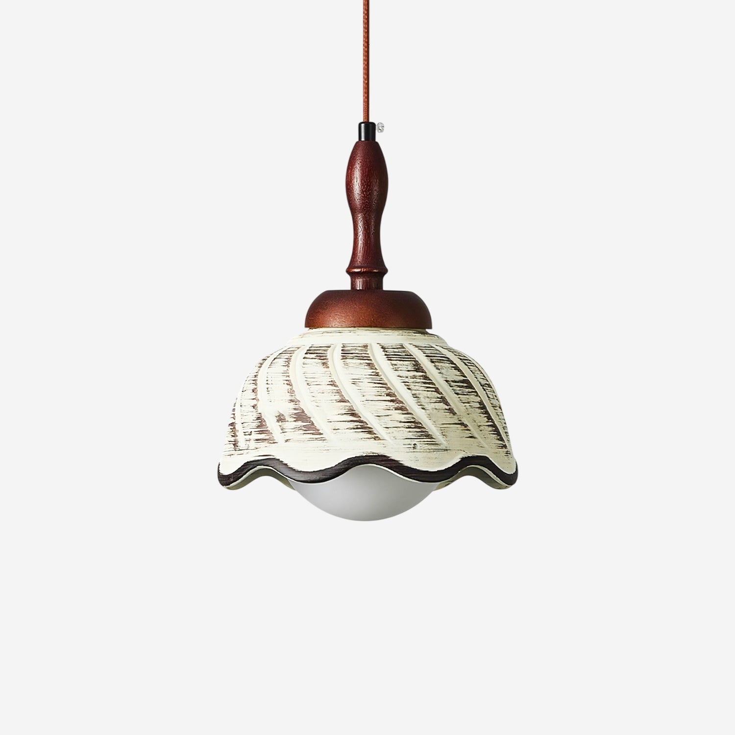 Sienna Pendant Lamp Rustic Curved Warmth - Letslighting