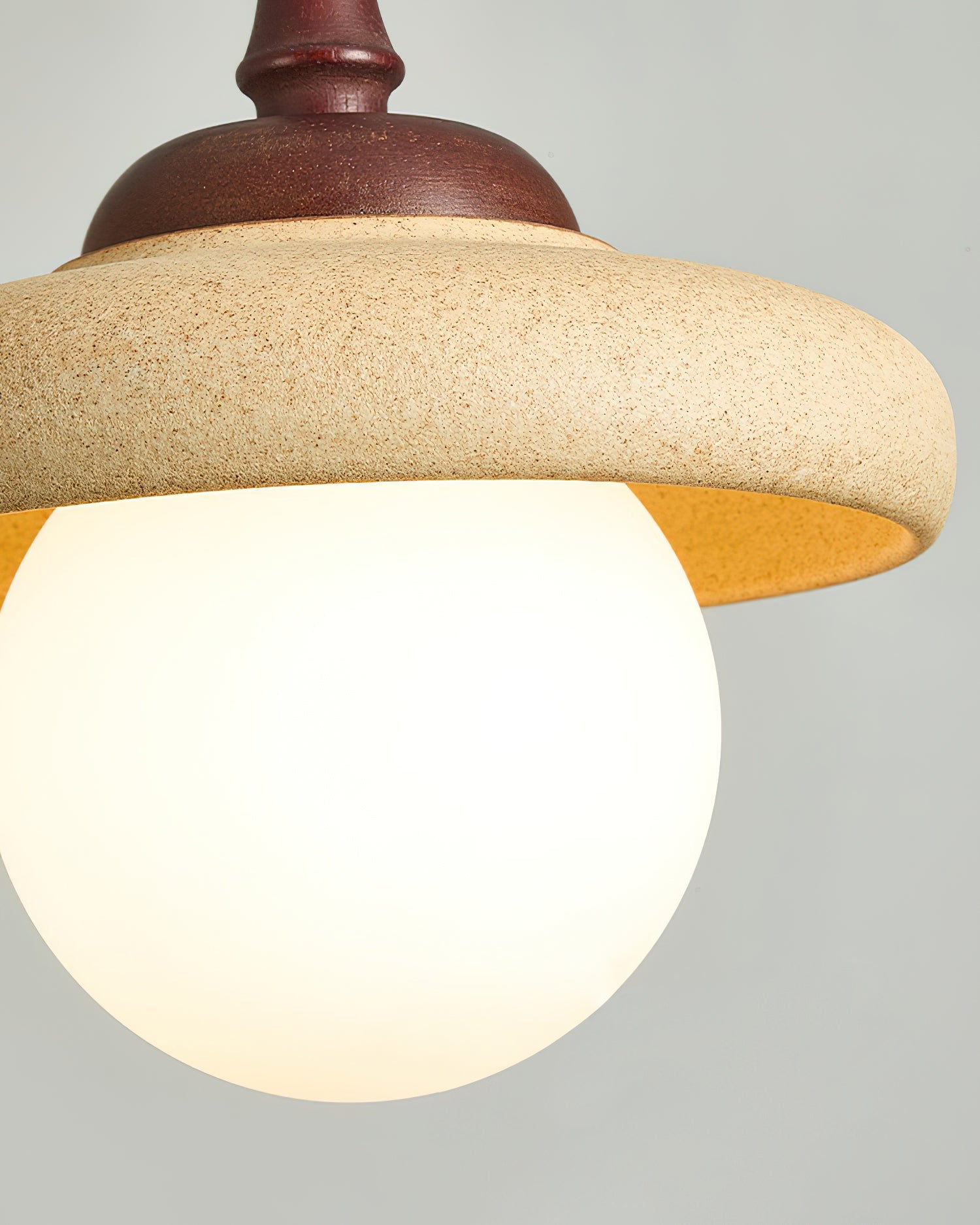 Sienna Pendant Lamp Rustic Curved Warmth - Letslighting