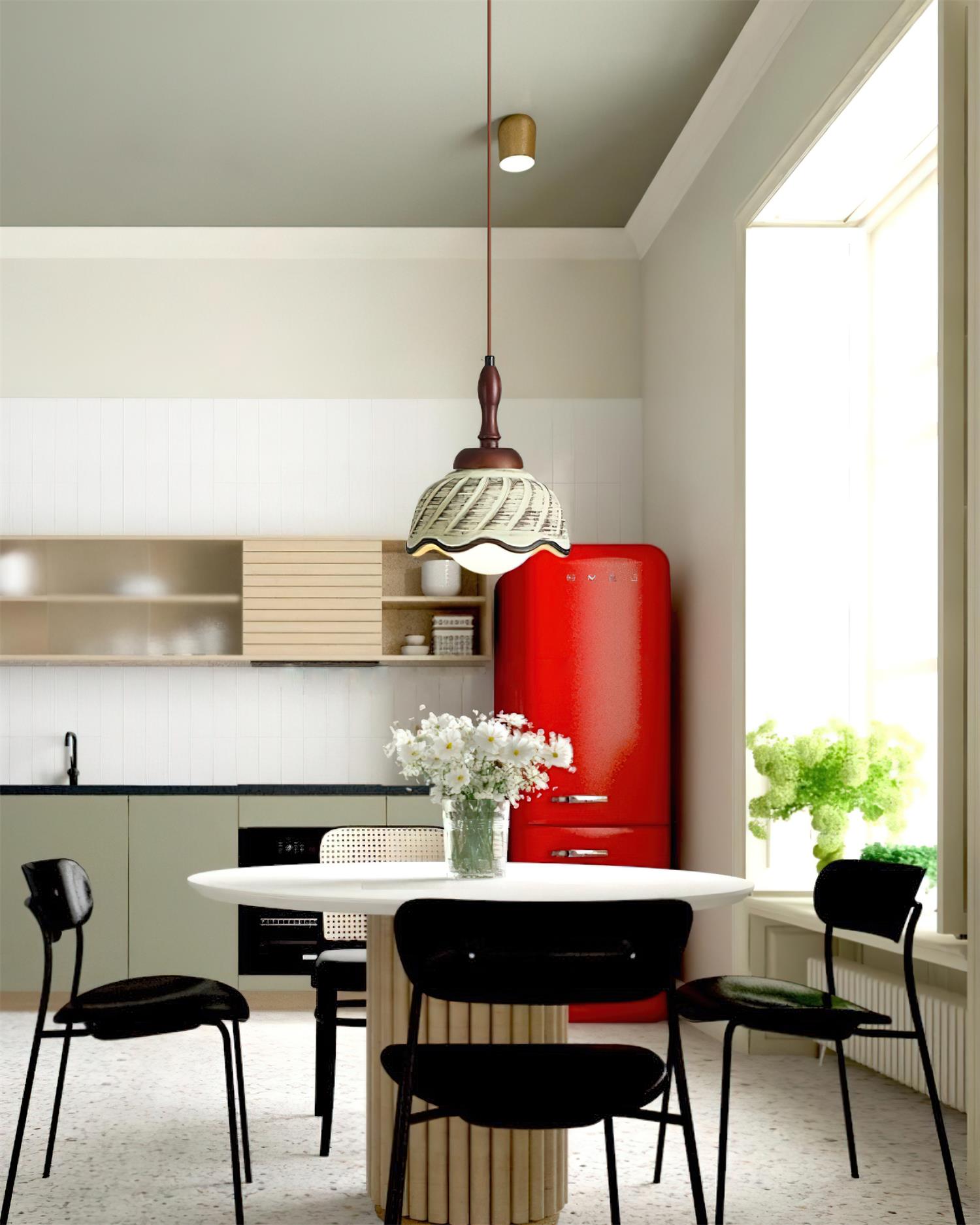 Sienna Pendant Lamp Rustic Curved Warmth - Letslighting
