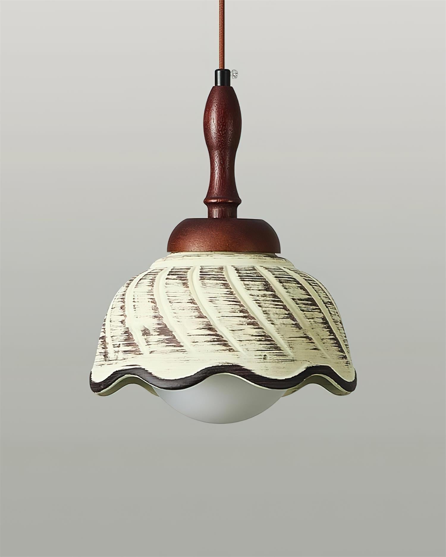 Sienna Pendant Lamp Rustic Curved Warmth - Letslighting