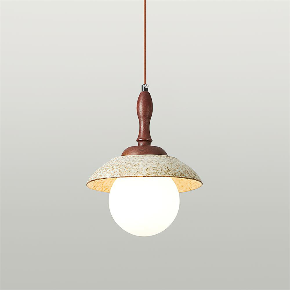 Sienna Pendant Lamp Rustic Curved Warmth - Letslighting