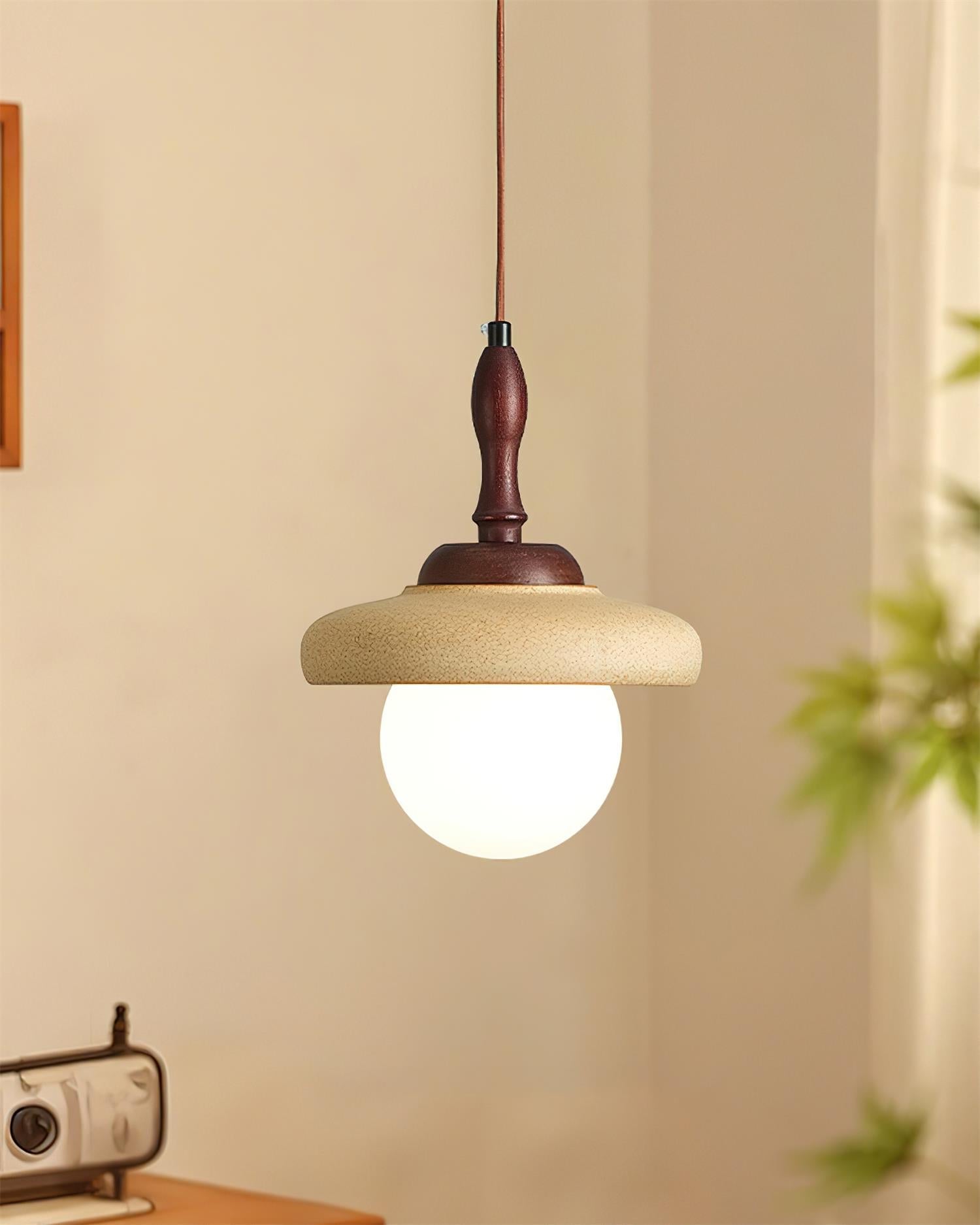 Sienna Pendant Lamp Rustic Curved Warmth - Letslighting