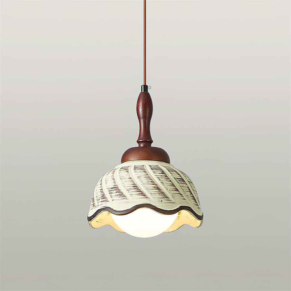 Sienna Pendant Lamp Rustic Curved Warmth - Letslighting