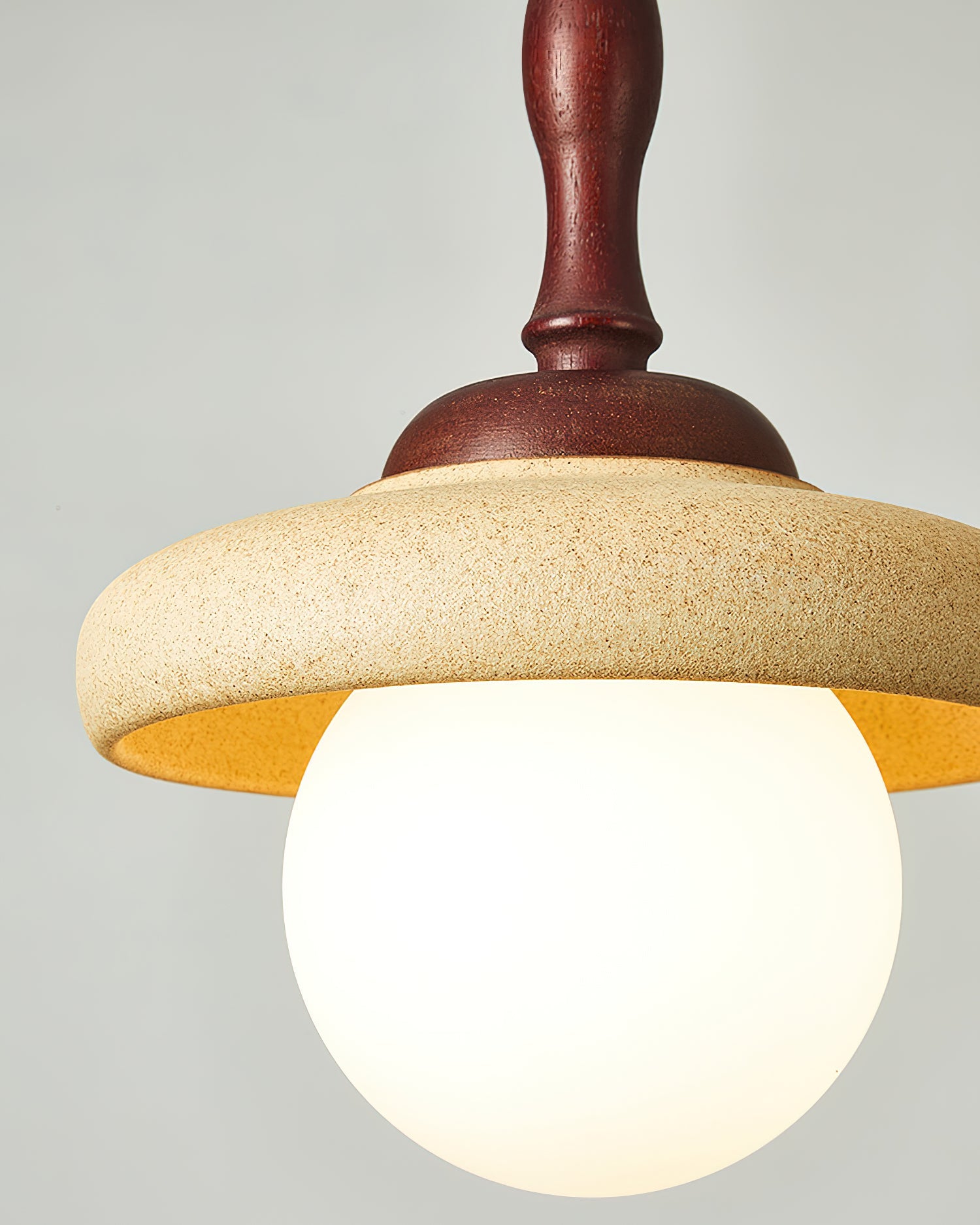 Sienna Pendant Lamp Rustic Curved Warmth - Letslighting