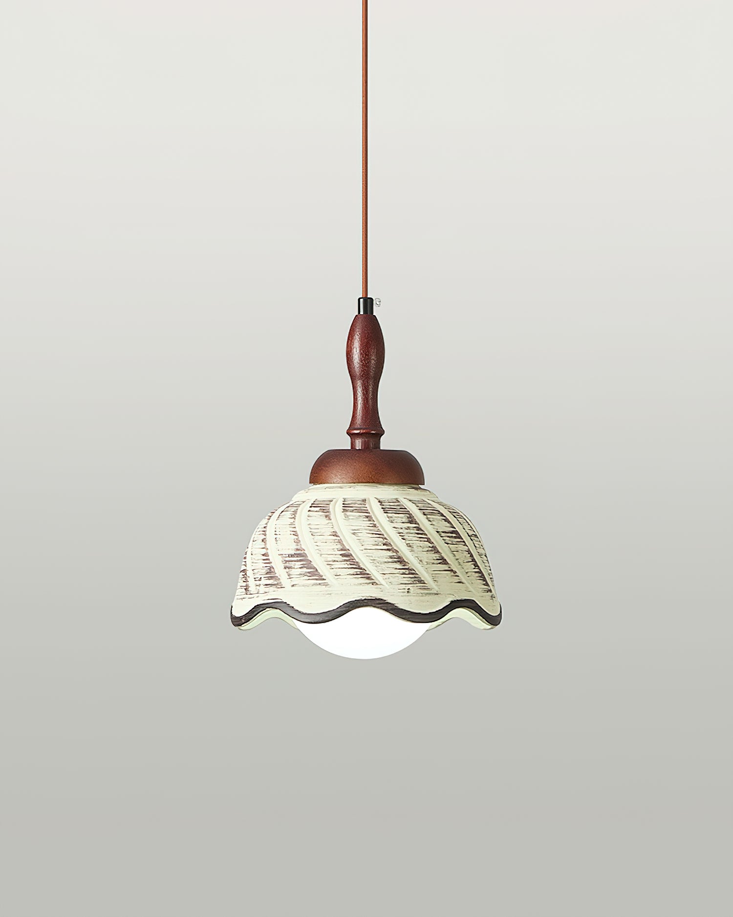 Sienna Pendant Lamp Rustic Curved Warmth - Letslighting