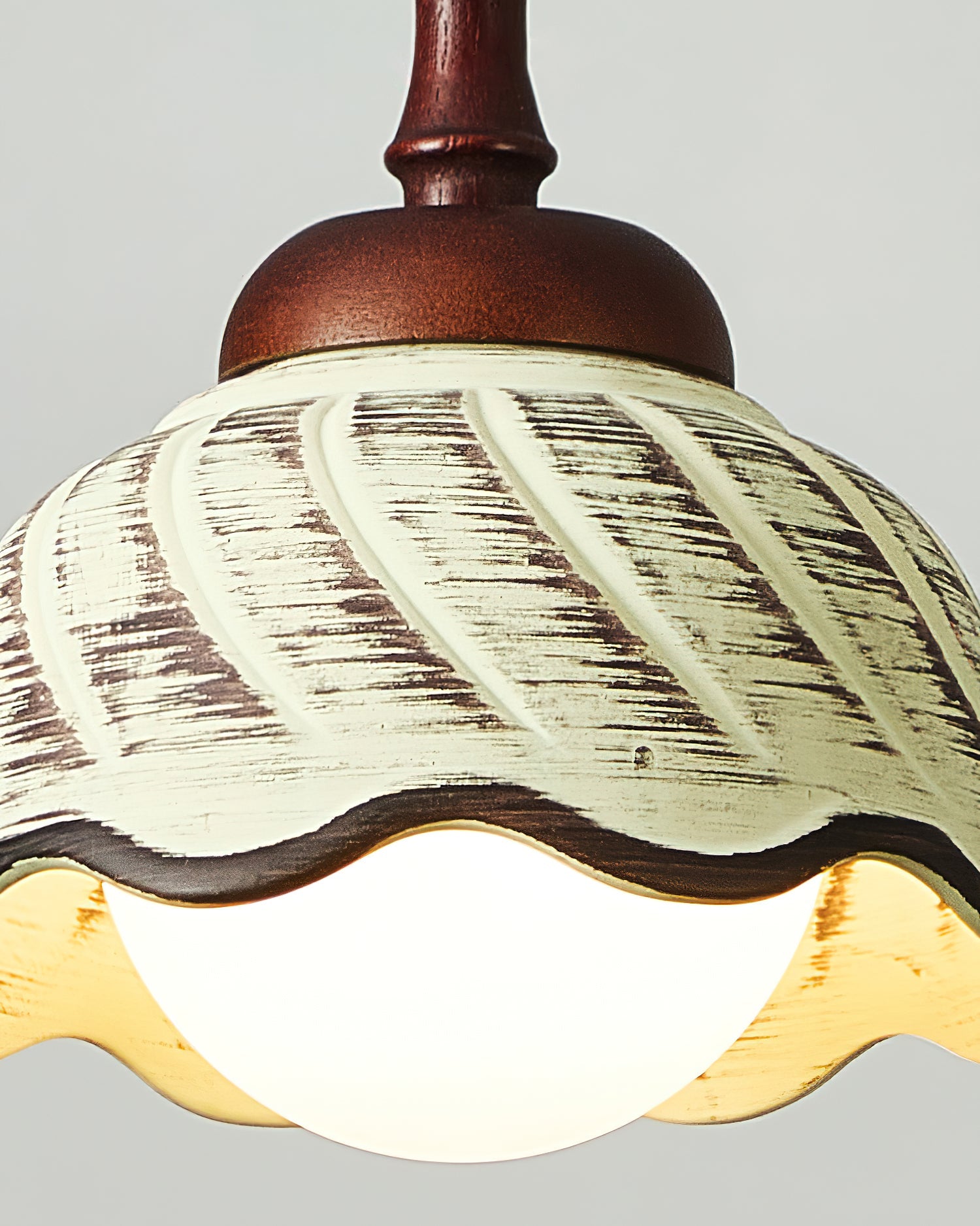 Sienna Pendant Lamp Rustic Curved Warmth - Letslighting