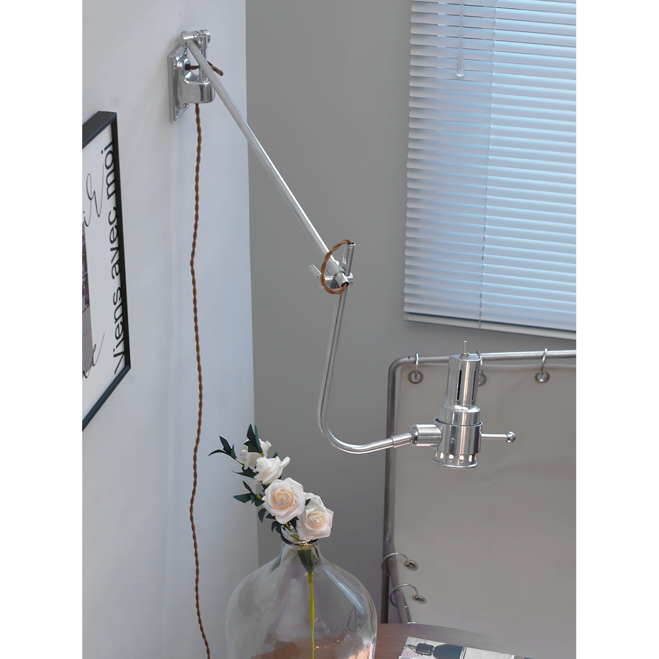 Ersolis Vintage Industrial Swing Arm Sconce Wall Lamp - Letslighting