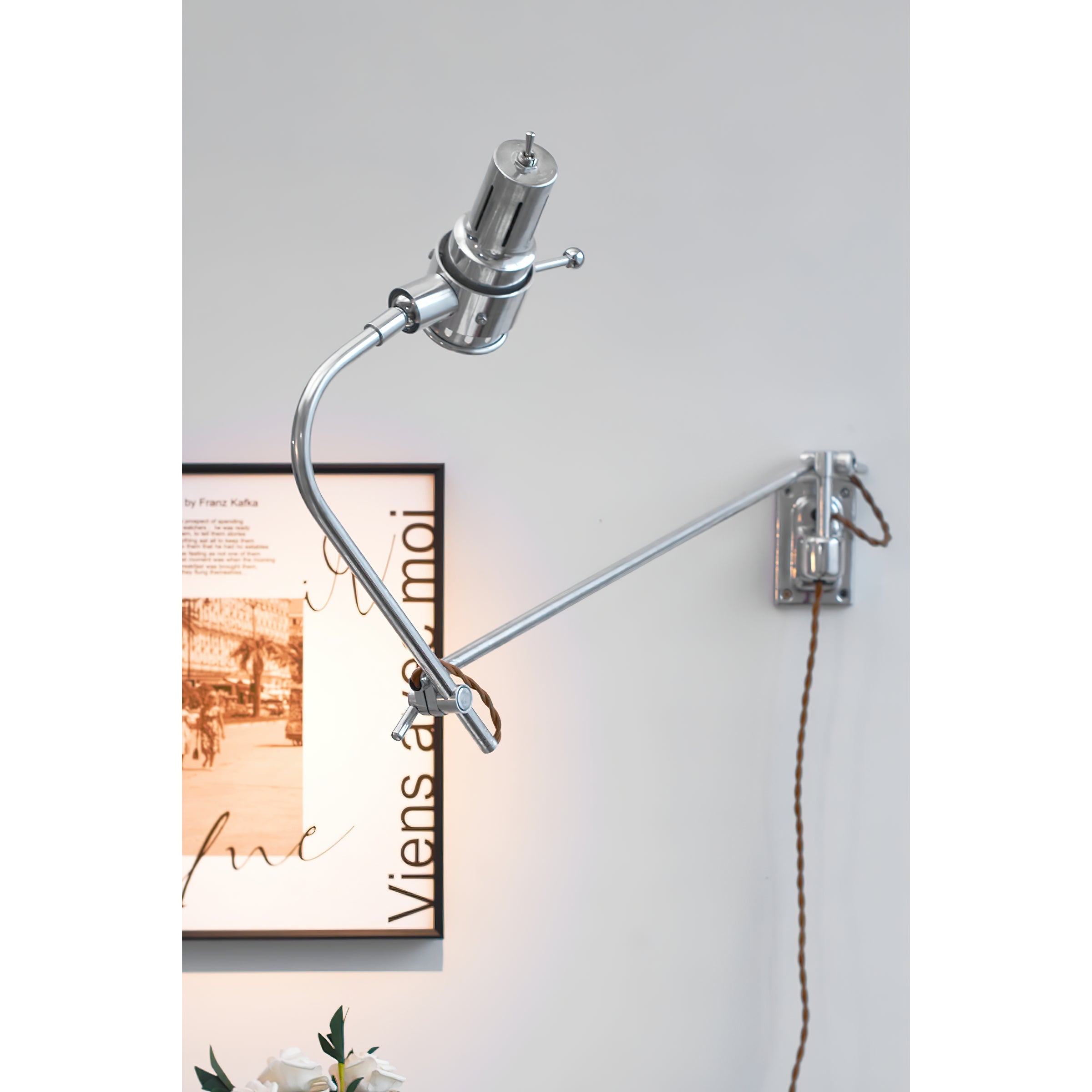 Ersolis Vintage Industrial Swing Arm Sconce Wall Lamp - Letslighting