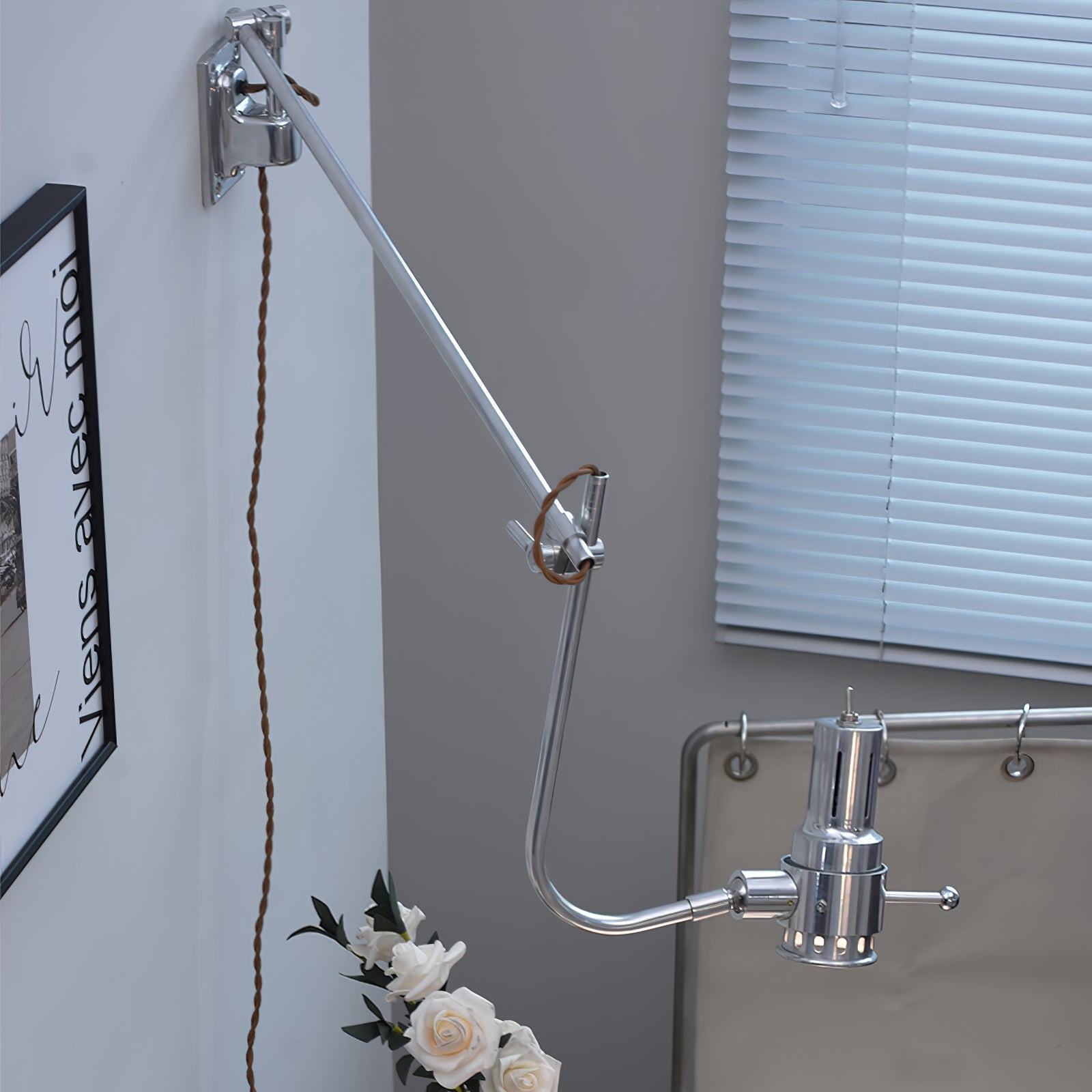 Ersolis Vintage Industrial Swing Arm Sconce Wall Lamp - Letslighting