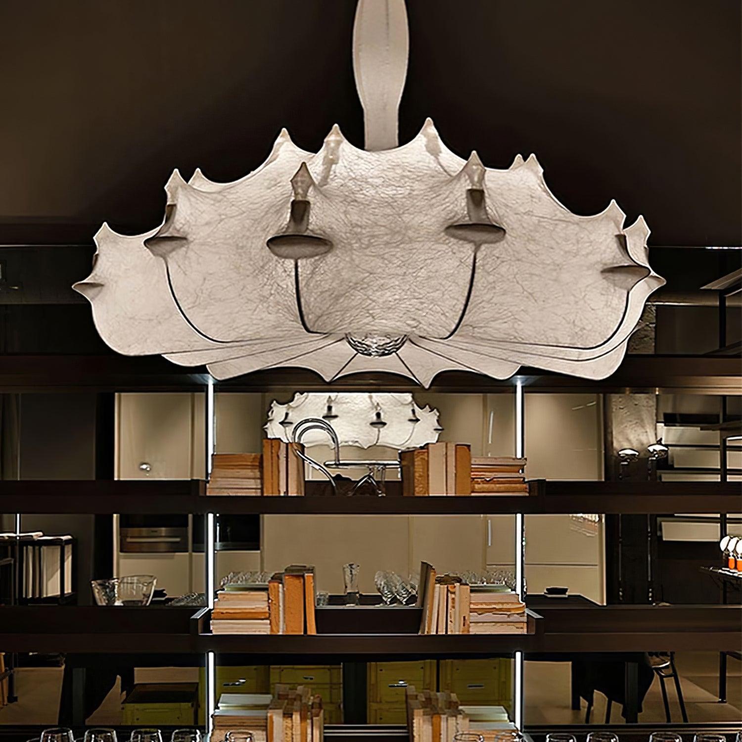 Marcel Chandelier Cocoon Resin Crystal Glow - Letslighting