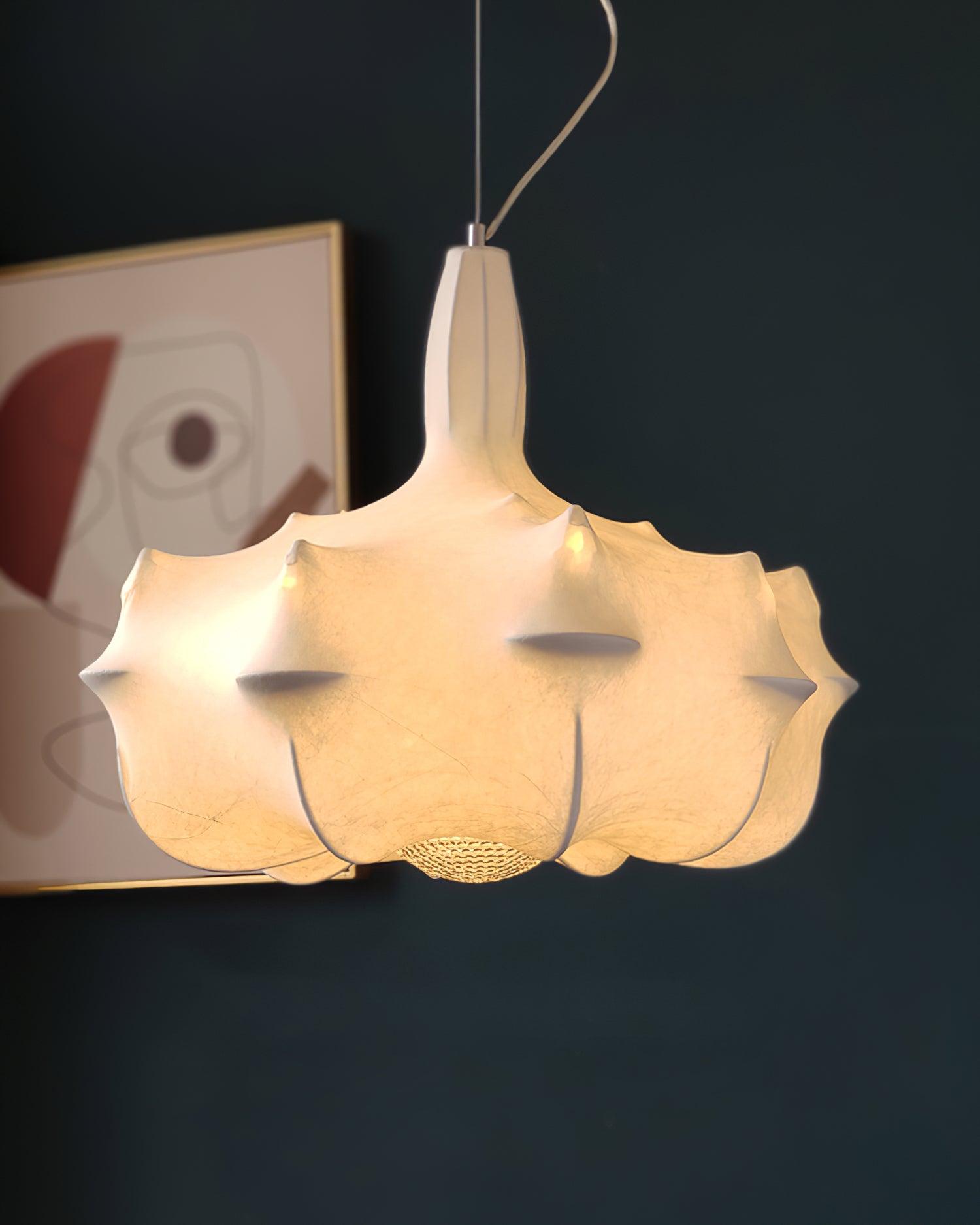 Marcel Chandelier Cocoon Resin Crystal Glow - Letslighting