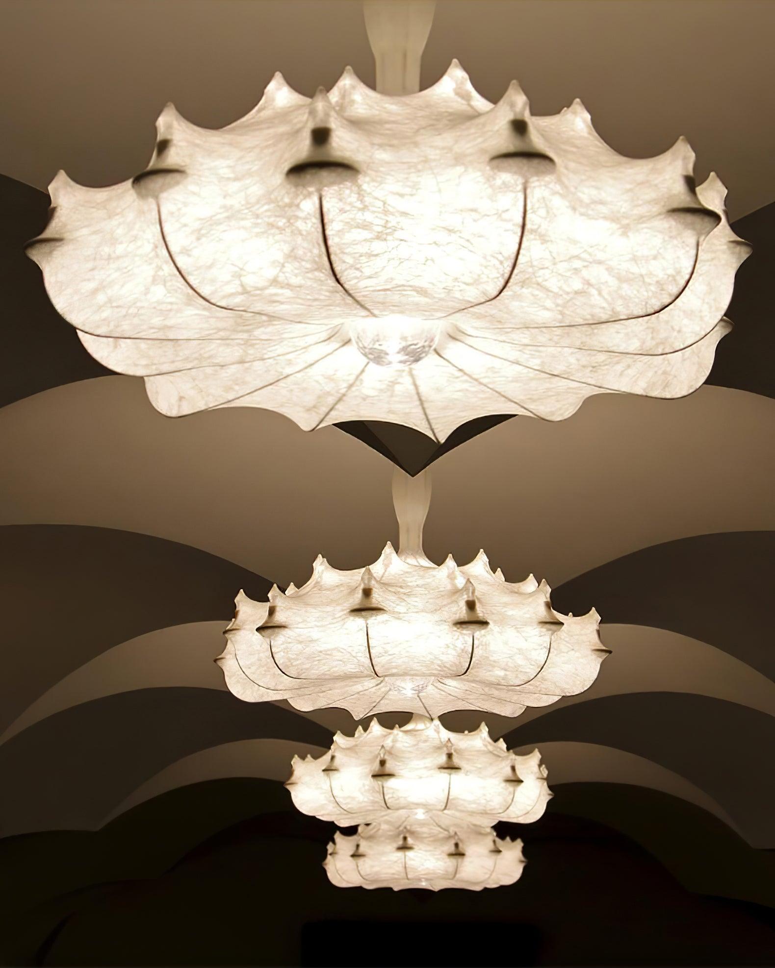 Marcel Chandelier Cocoon Resin Crystal Glow - Letslighting