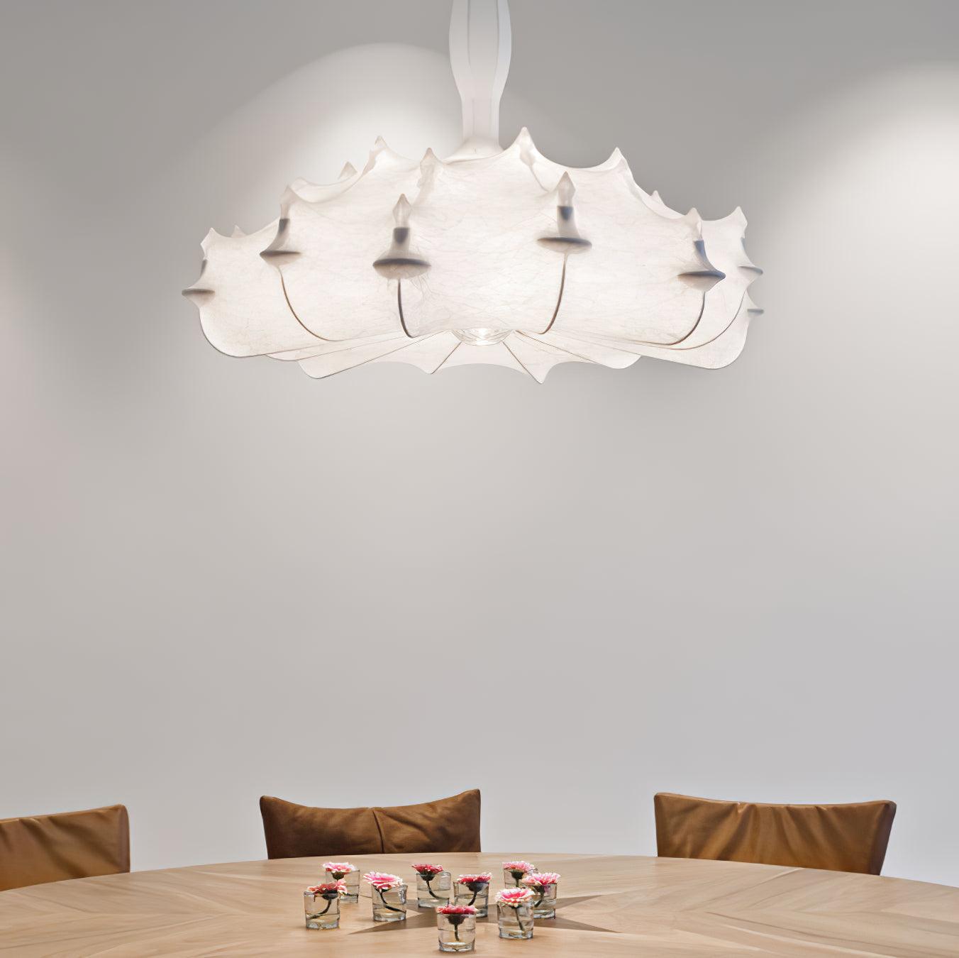 Marcel Chandelier Cocoon Resin Crystal Glow - Letslighting