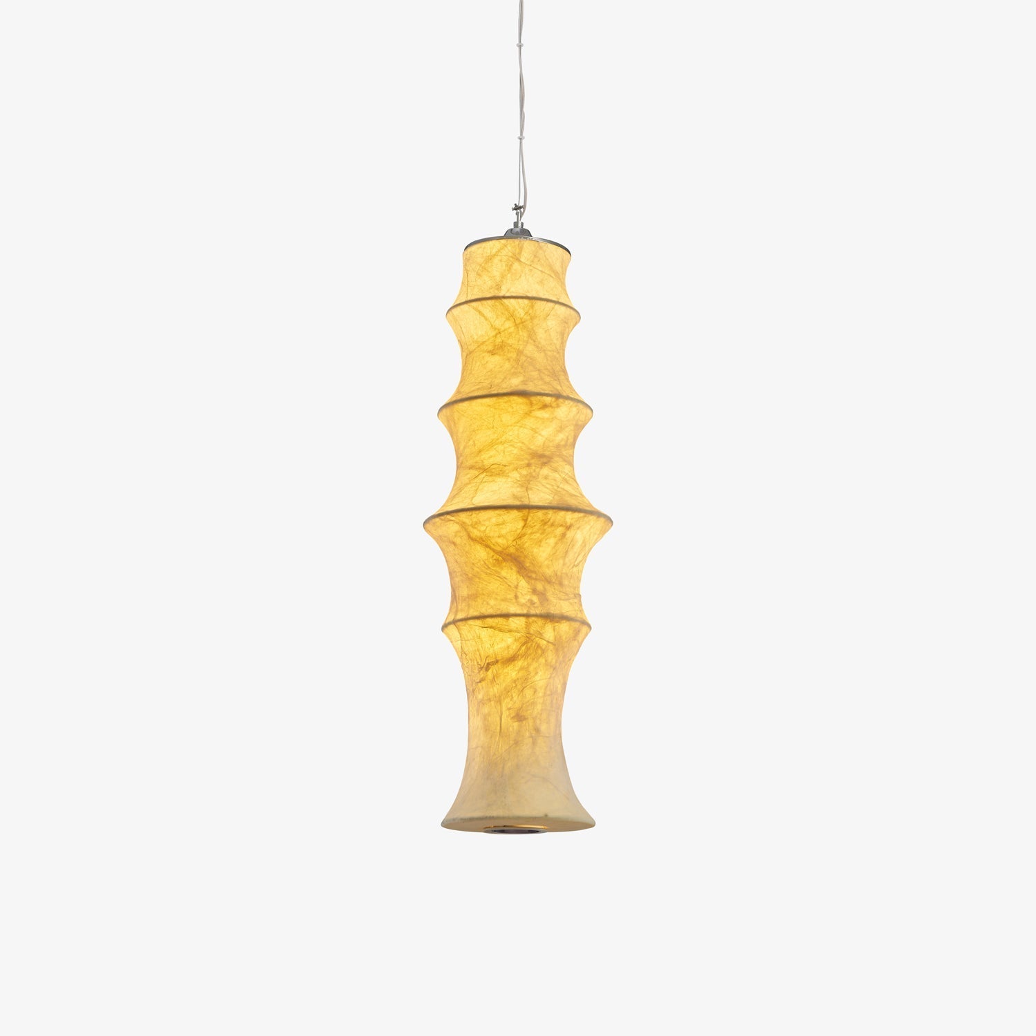 Elraeor Layered Mulberry Silk Pendant Light - Letslighting