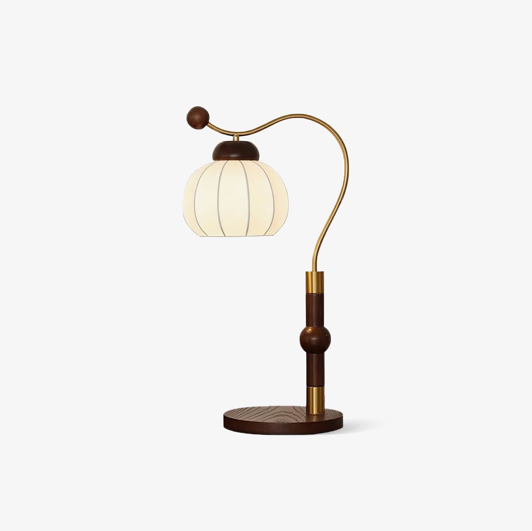 Zyran Silk Wood Retro Table Lamp - Letslighting