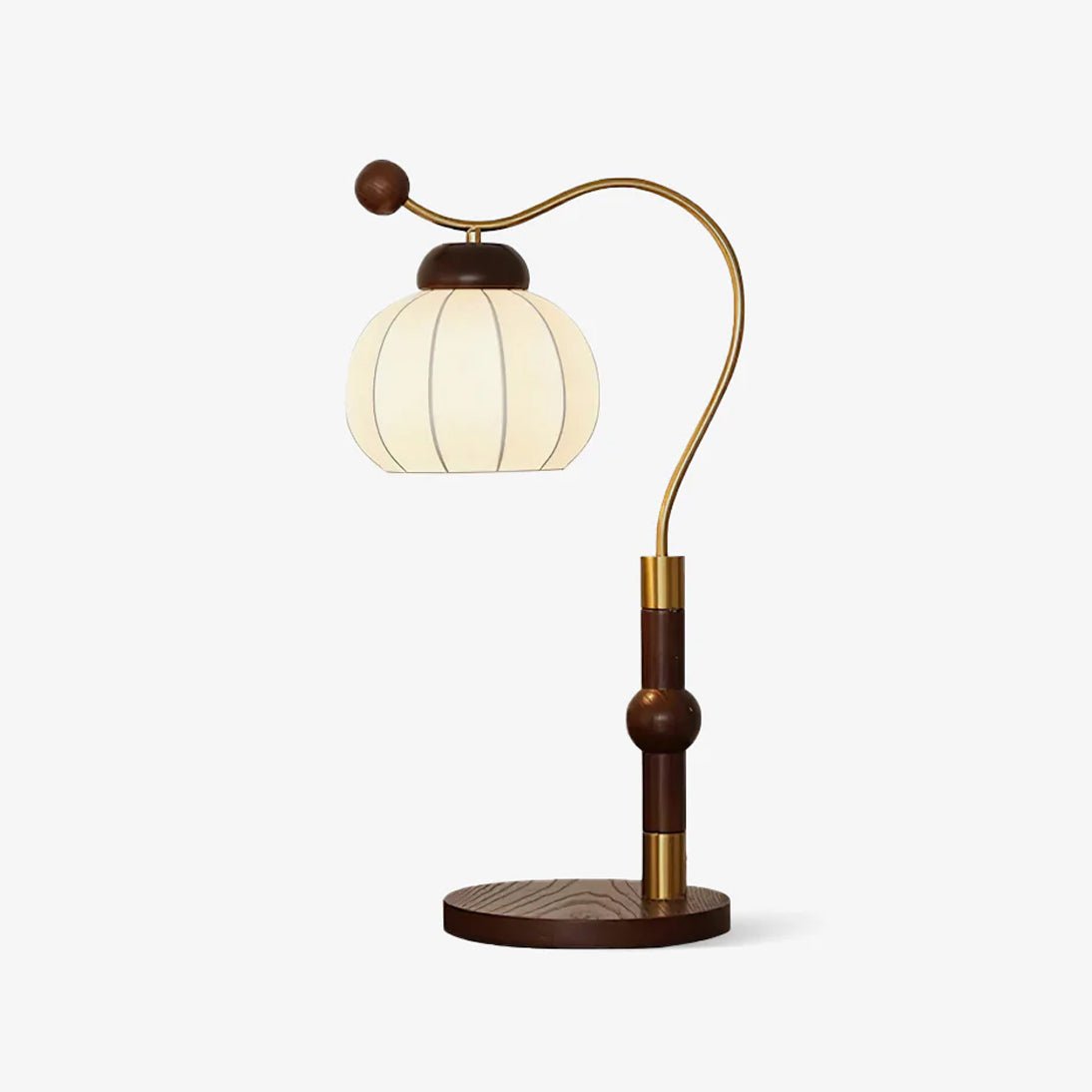 Zyran Silk Wood Retro Table Lamp - Letslighting