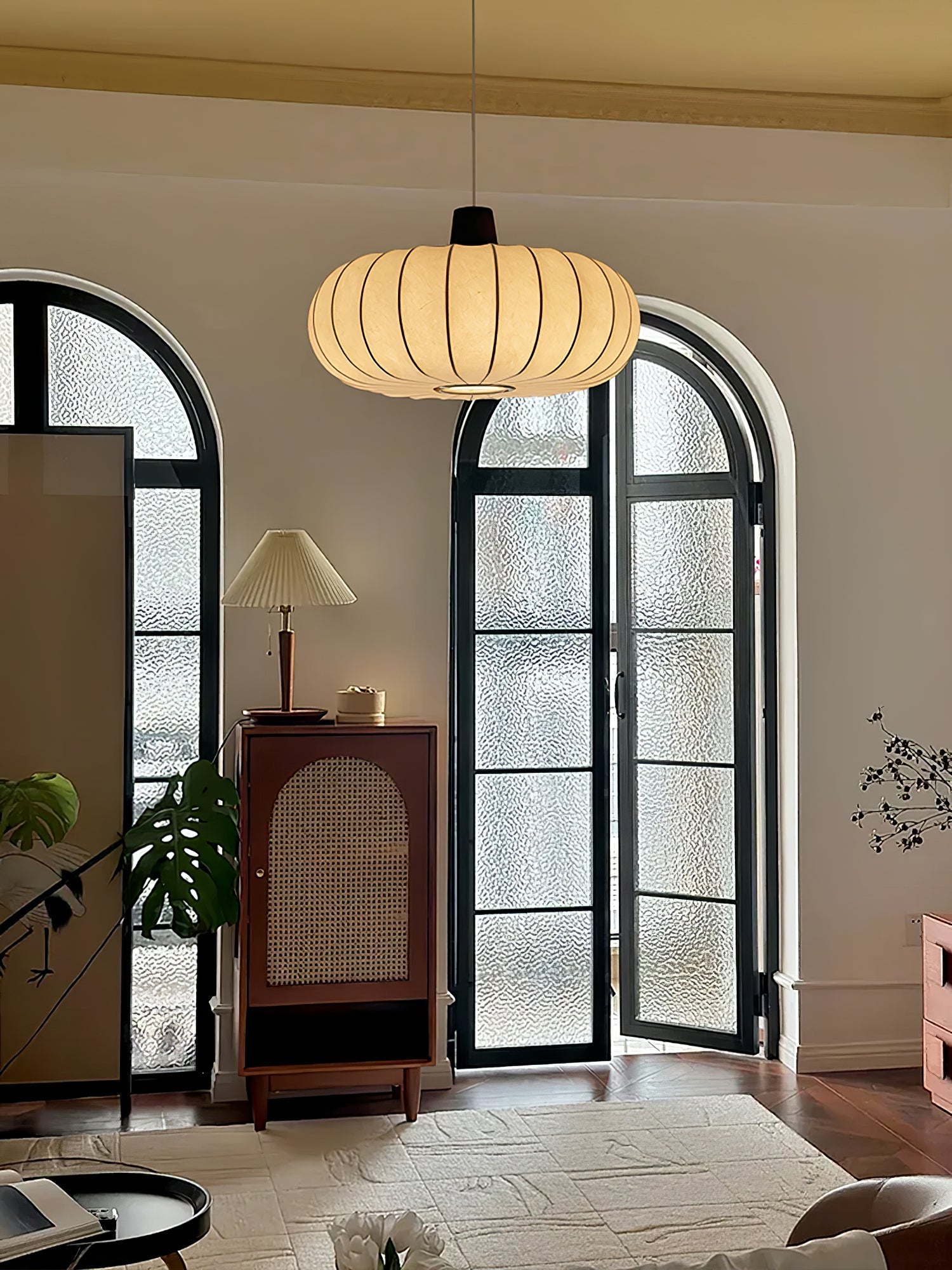 Silk Lantern Pendant Light - Blowlighting