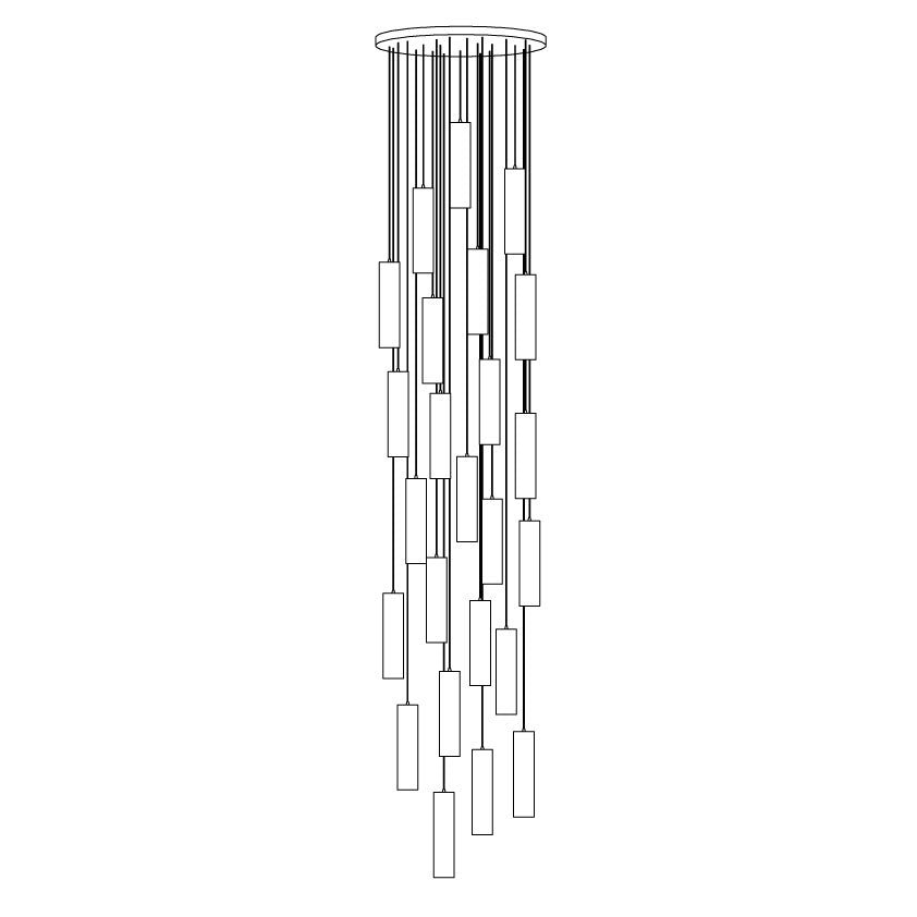 Nyxara Cluster Alabaster Pendant Light - Letslighting