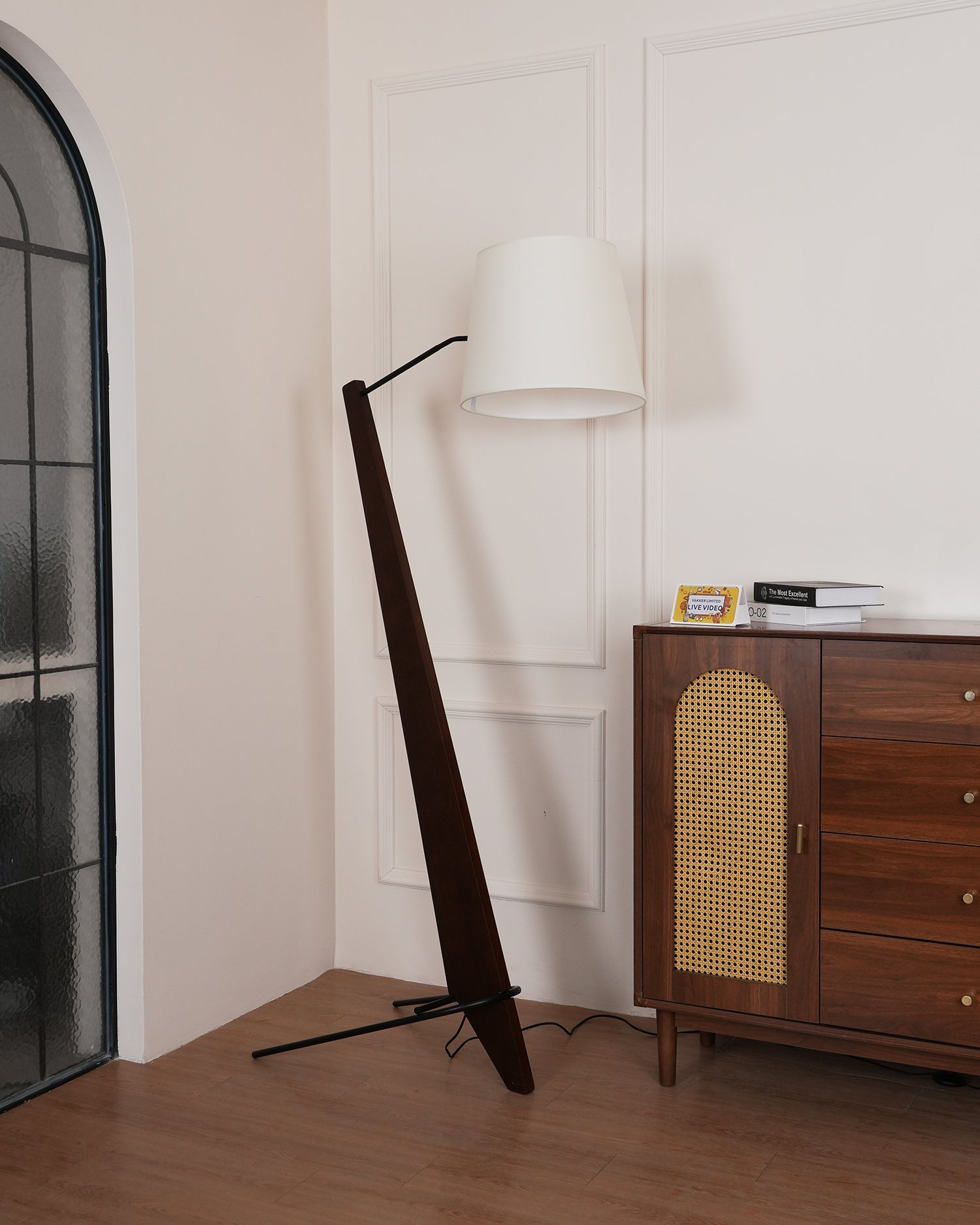 Torix Wood Fabric Floor Lamp - Letslighting