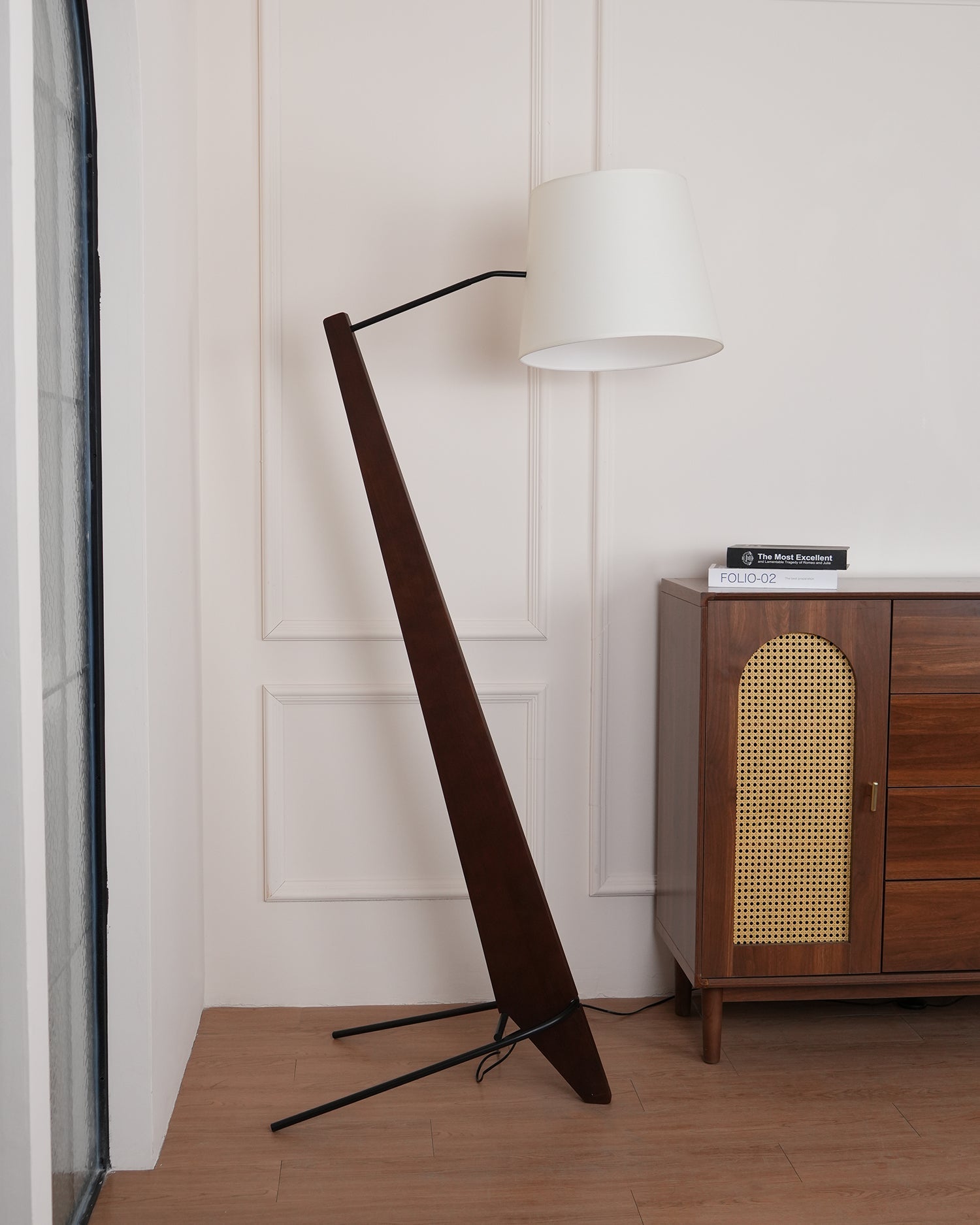 Torix Wood Fabric Floor Lamp - Letslighting