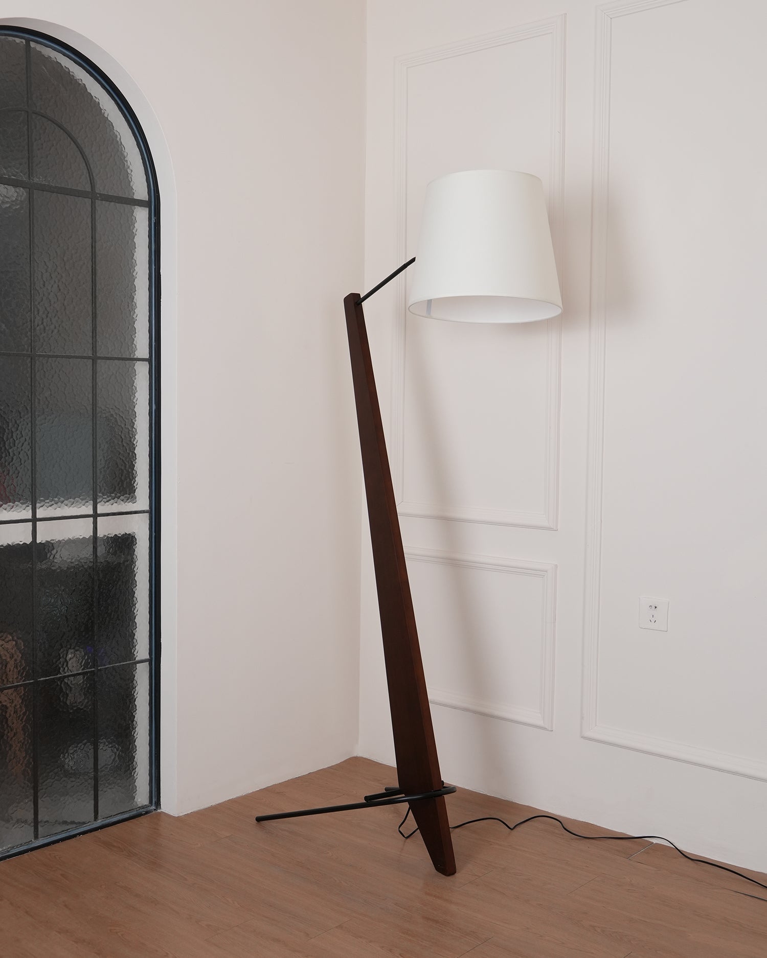 Torix Wood Fabric Floor Lamp - Letslighting