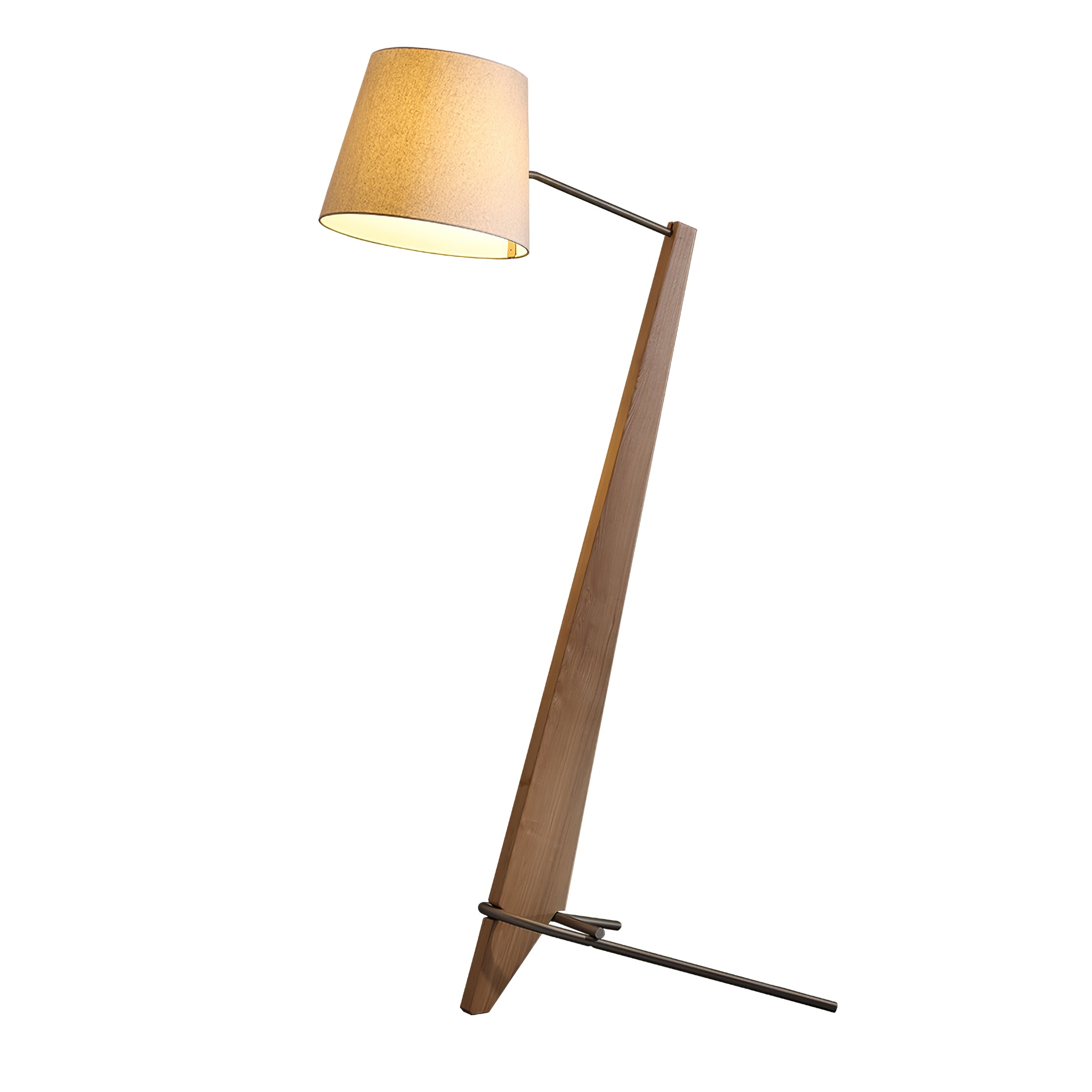 Torix Wood Fabric Floor Lamp - Letslighting