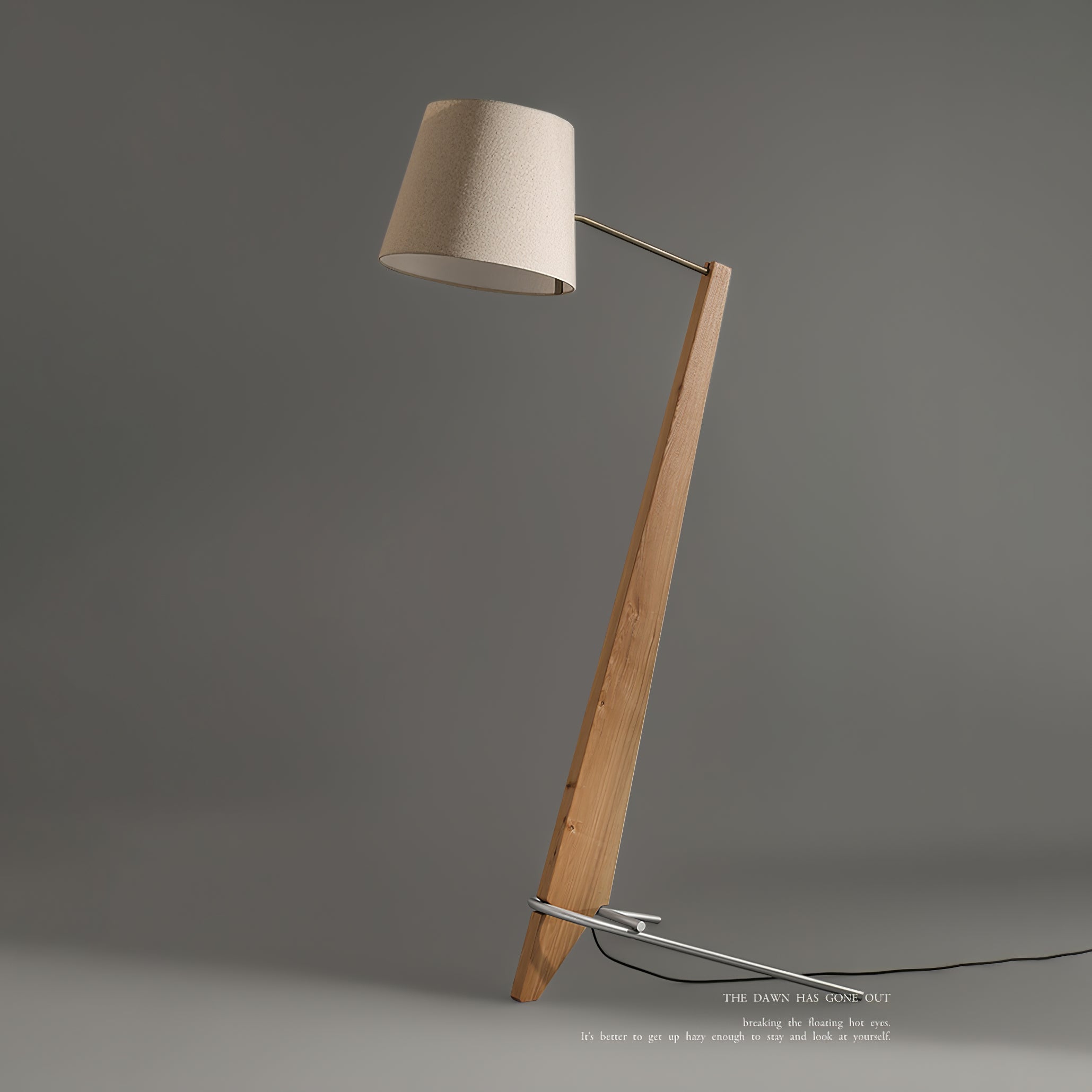 Torix Wood Fabric Floor Lamp - Letslighting