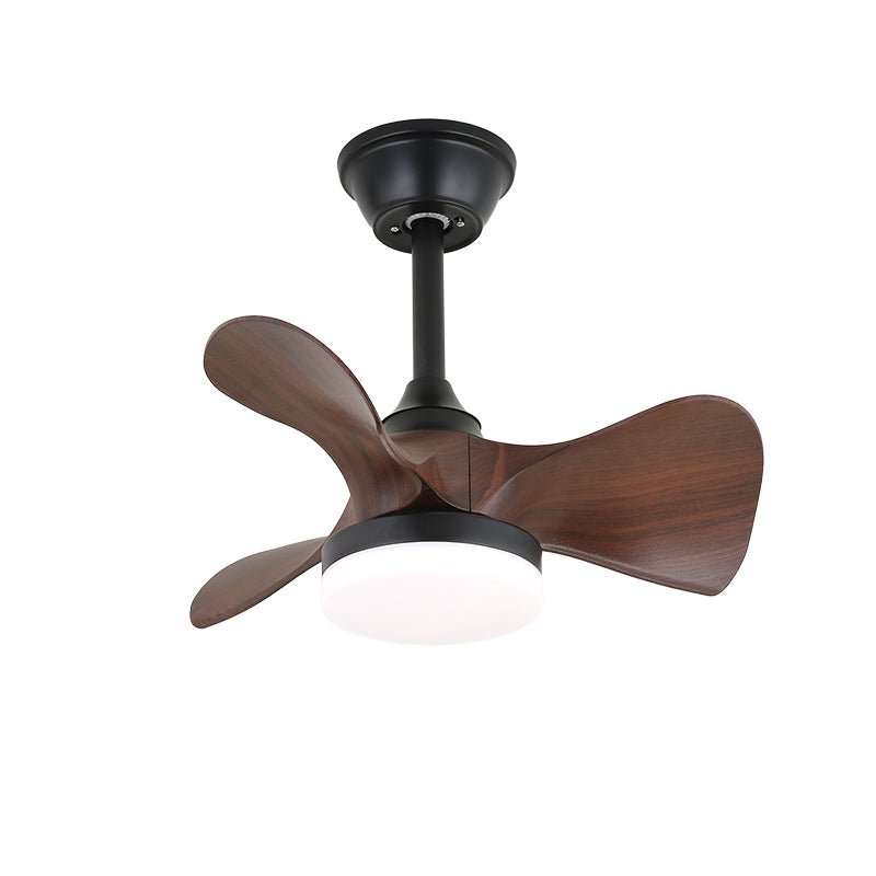 Arden Minimalist Black Wood Ceiling Fan Light - Letslighting