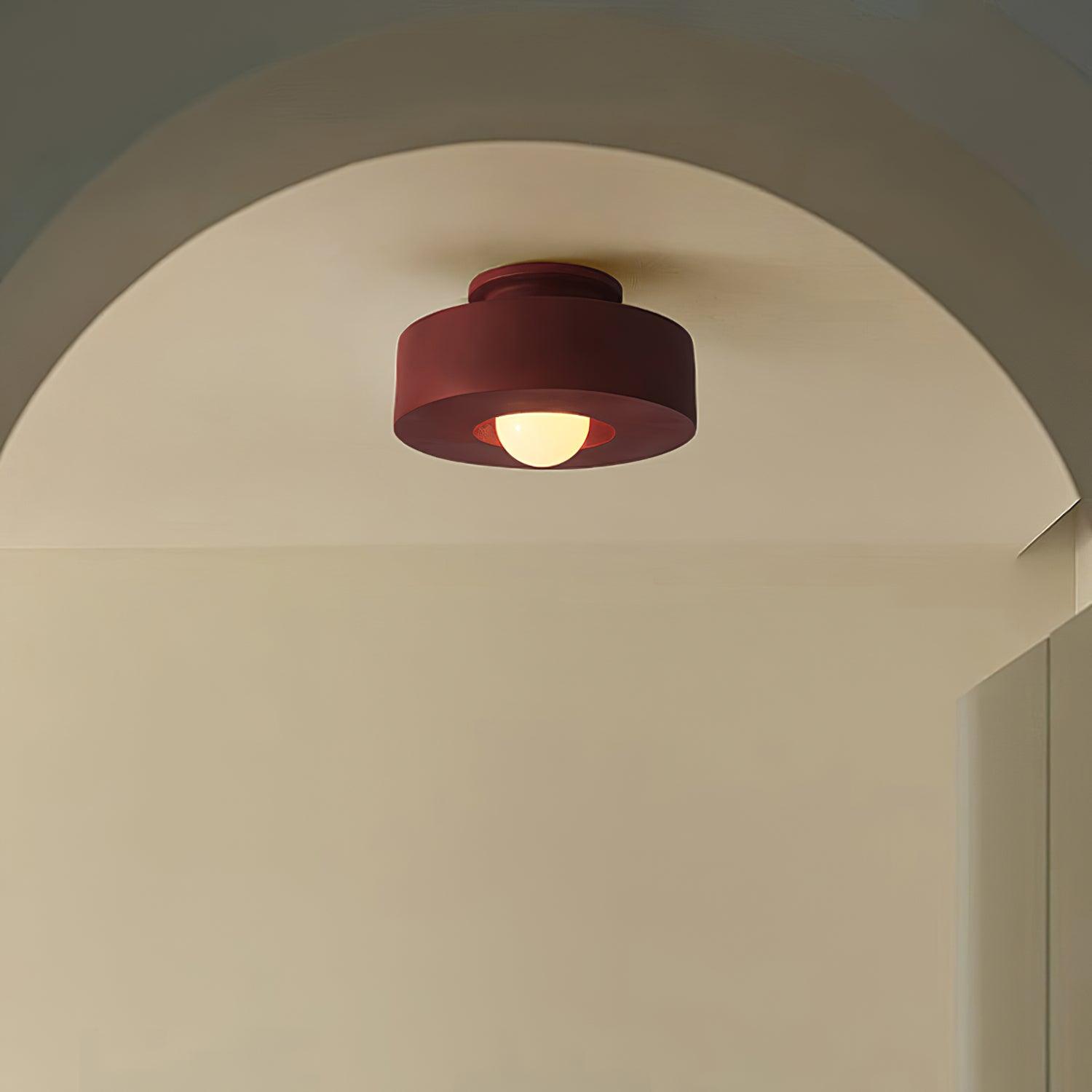 Lustra Ceiling Lamp Simon Resin Cylindrical - Letslighting