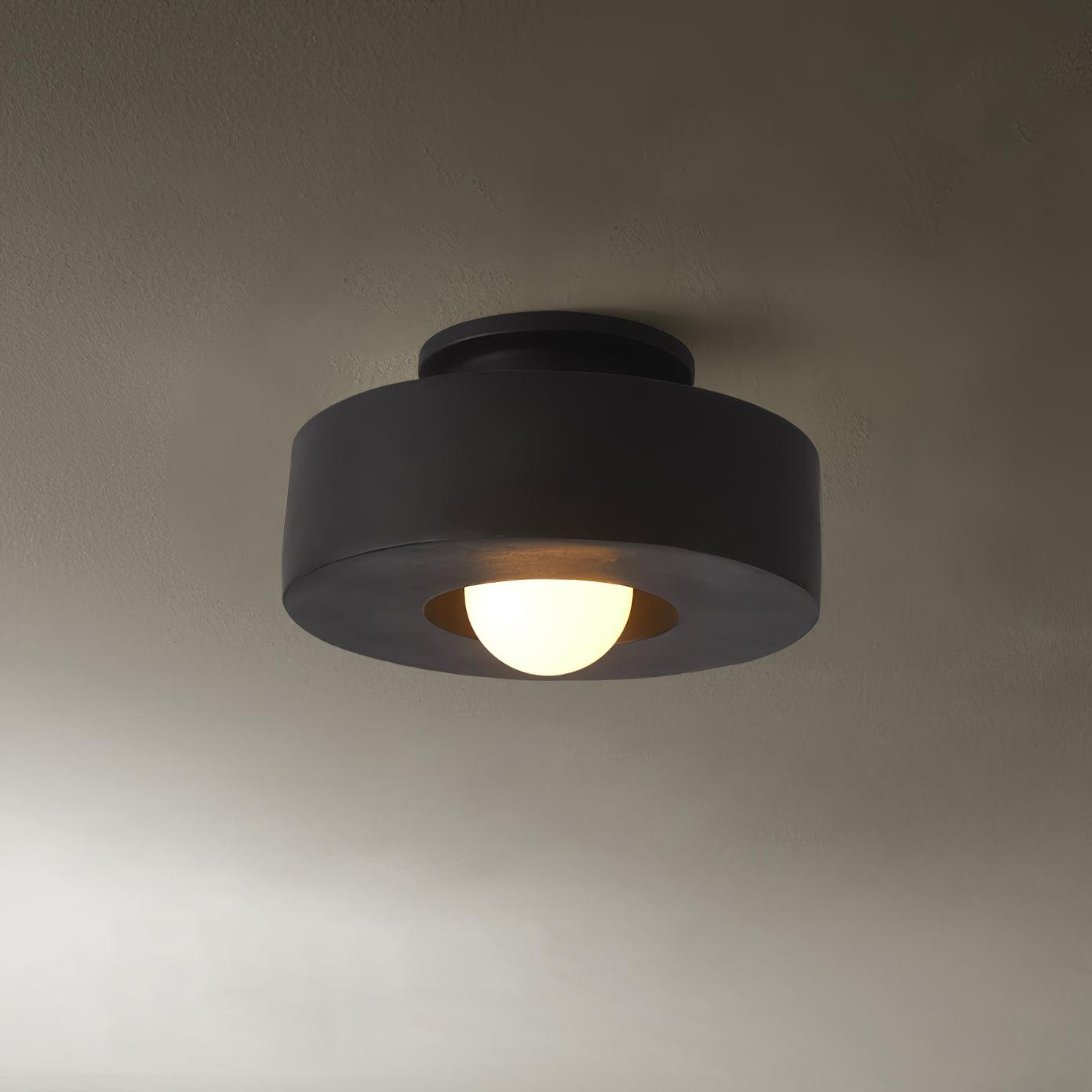 Lustra Ceiling Lamp Simon Resin Cylindrical - Letslighting