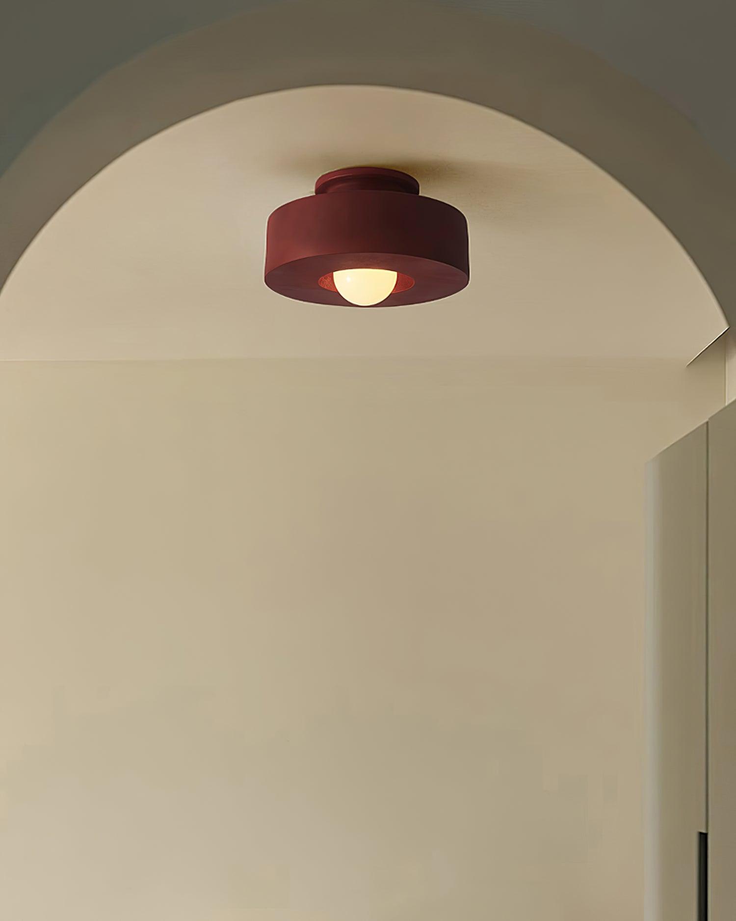 Lustra Ceiling Lamp Simon Resin Cylindrical - Letslighting