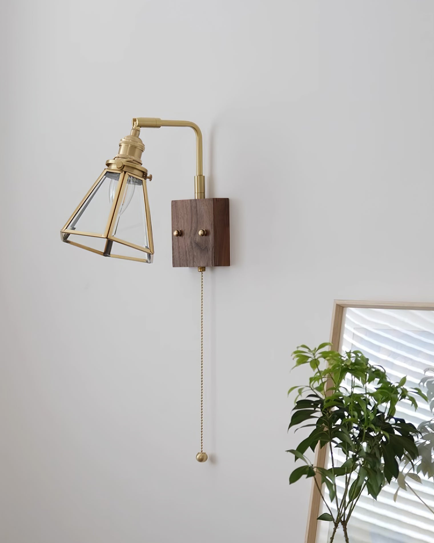 Simone Wall Lamp Floral Glass - Letslighting