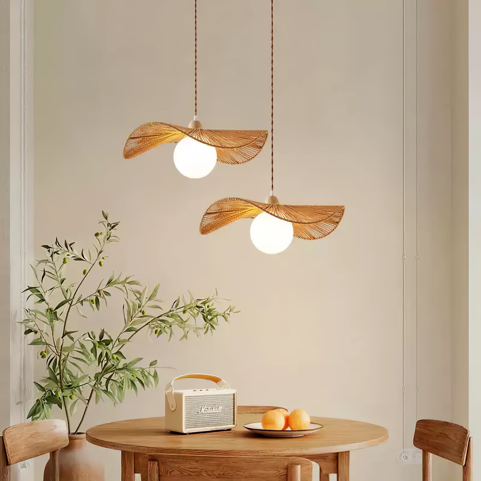 Atale Art Natural Woven Pendant Lamp - Letslighting