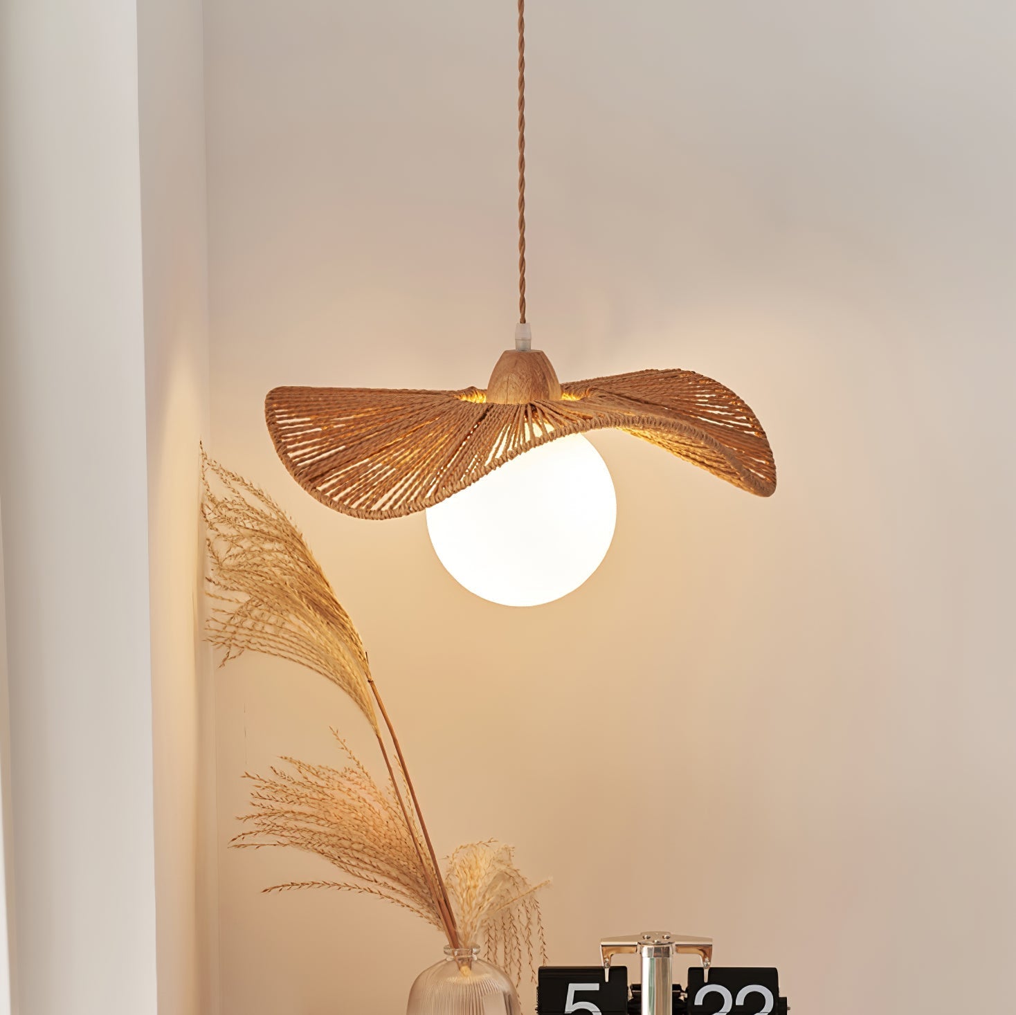 Atale Art Natural Woven Pendant Lamp - Letslighting