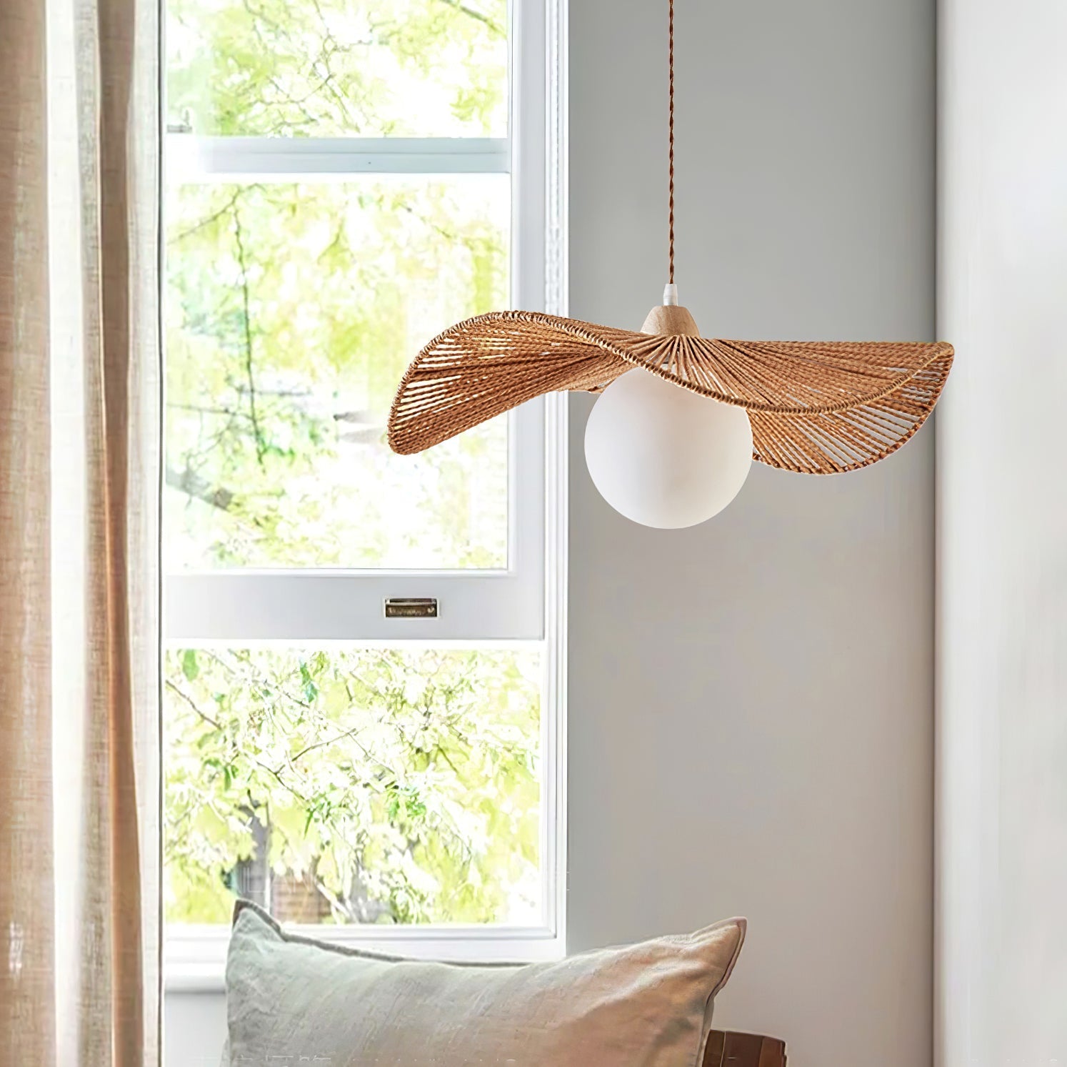 Atale Art Natural Woven Pendant Lamp - Letslighting