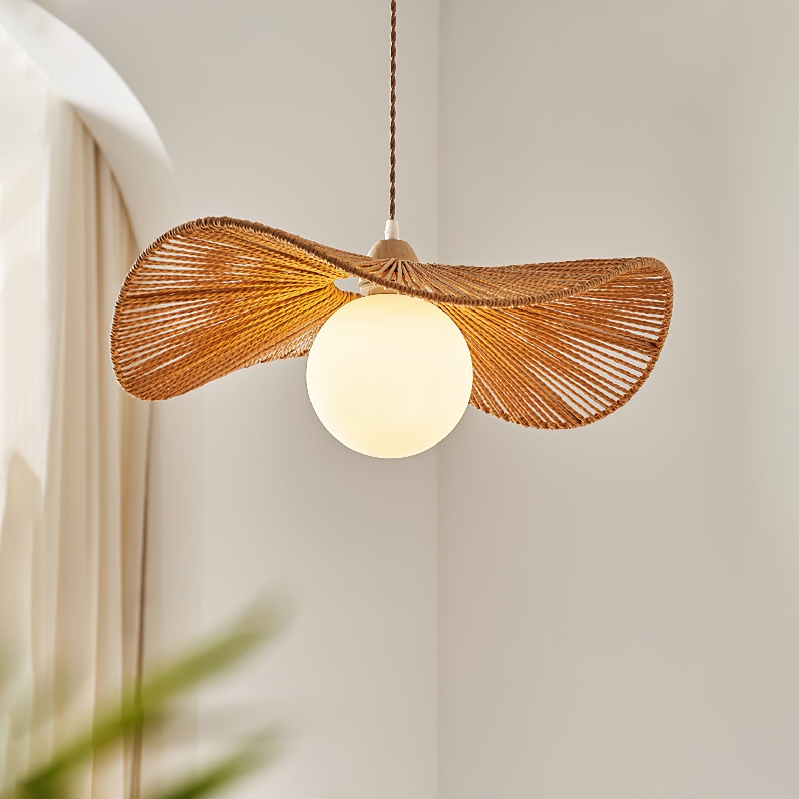Atale Art Natural Woven Pendant Lamp - Letslighting