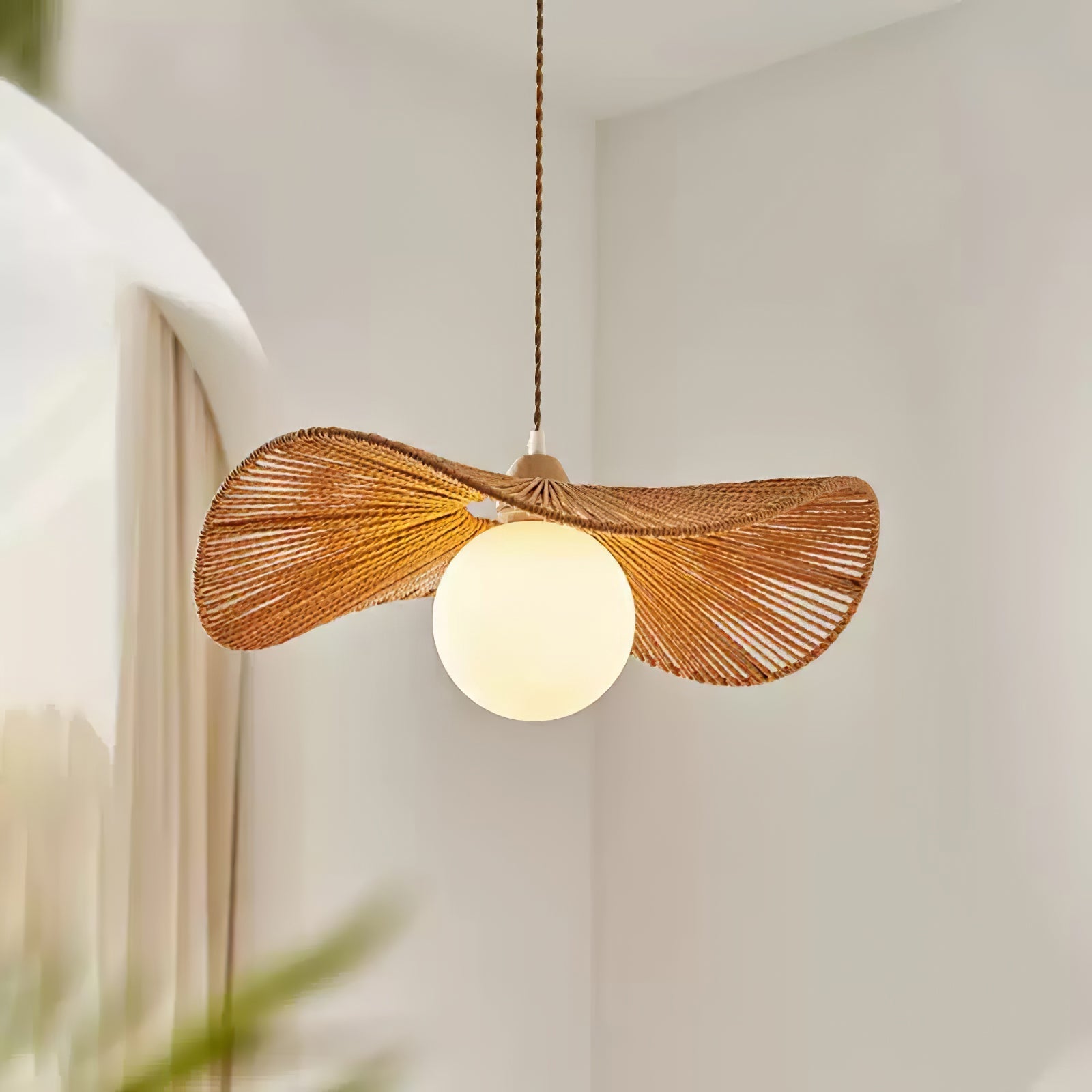 Atale Art Natural Woven Pendant Lamp - Letslighting