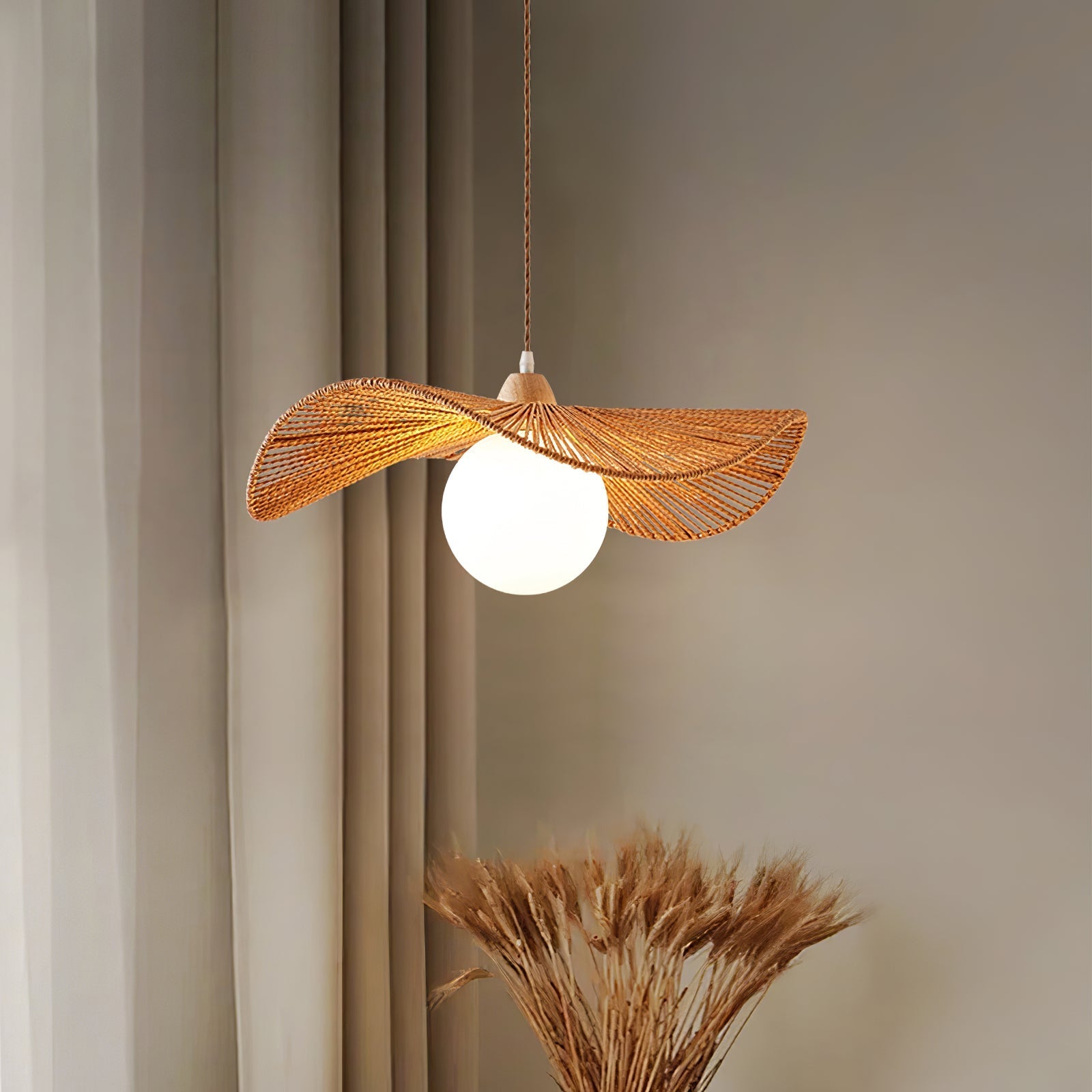 Atale Art Natural Woven Pendant Lamp - Letslighting
