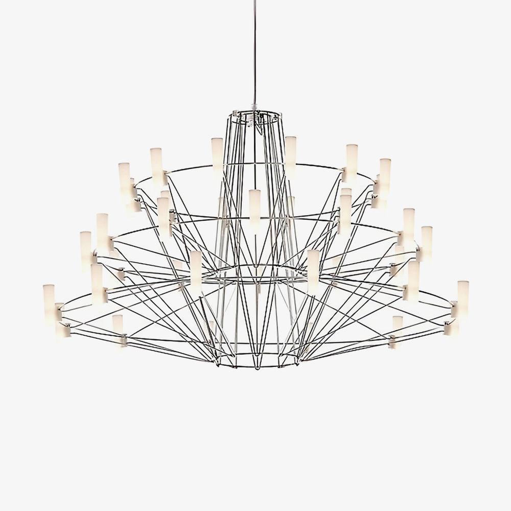 Lustra Chandelier Sky Ballet Stainless Steel Acrylic Modern - Letslighting