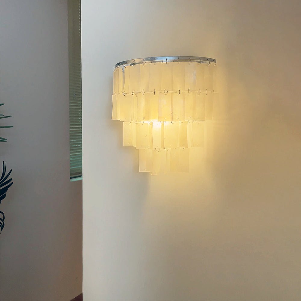 Vidoros Postmodern Luxury Shell Tiered Wall Lamp - Letslighting