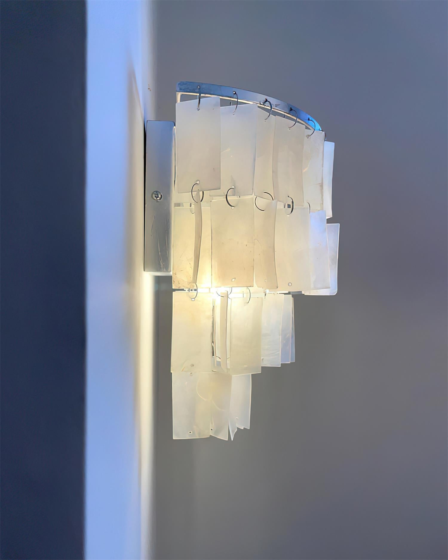 Vidoros Postmodern Luxury Shell Tiered Wall Lamp - Letslighting