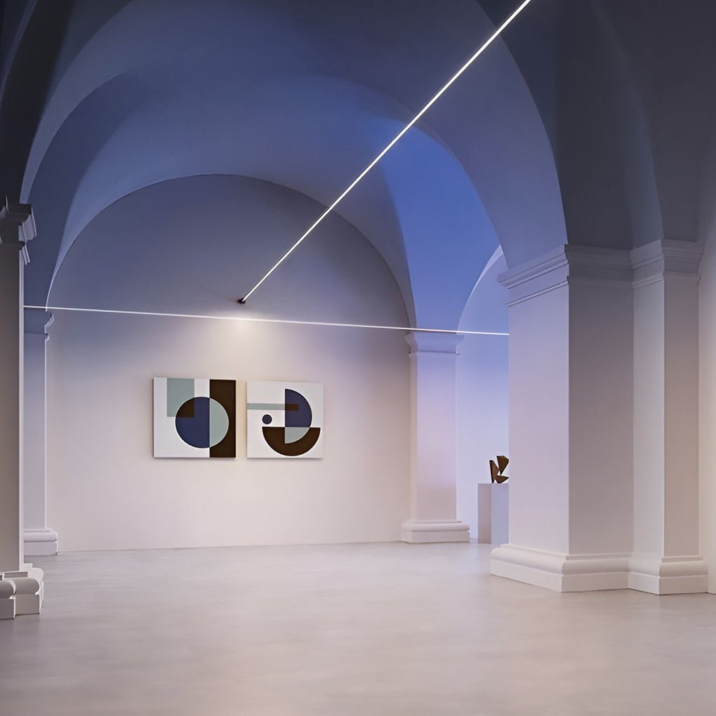 Linean Minimalistic Steel Strip Ceiling Light - Letslighting